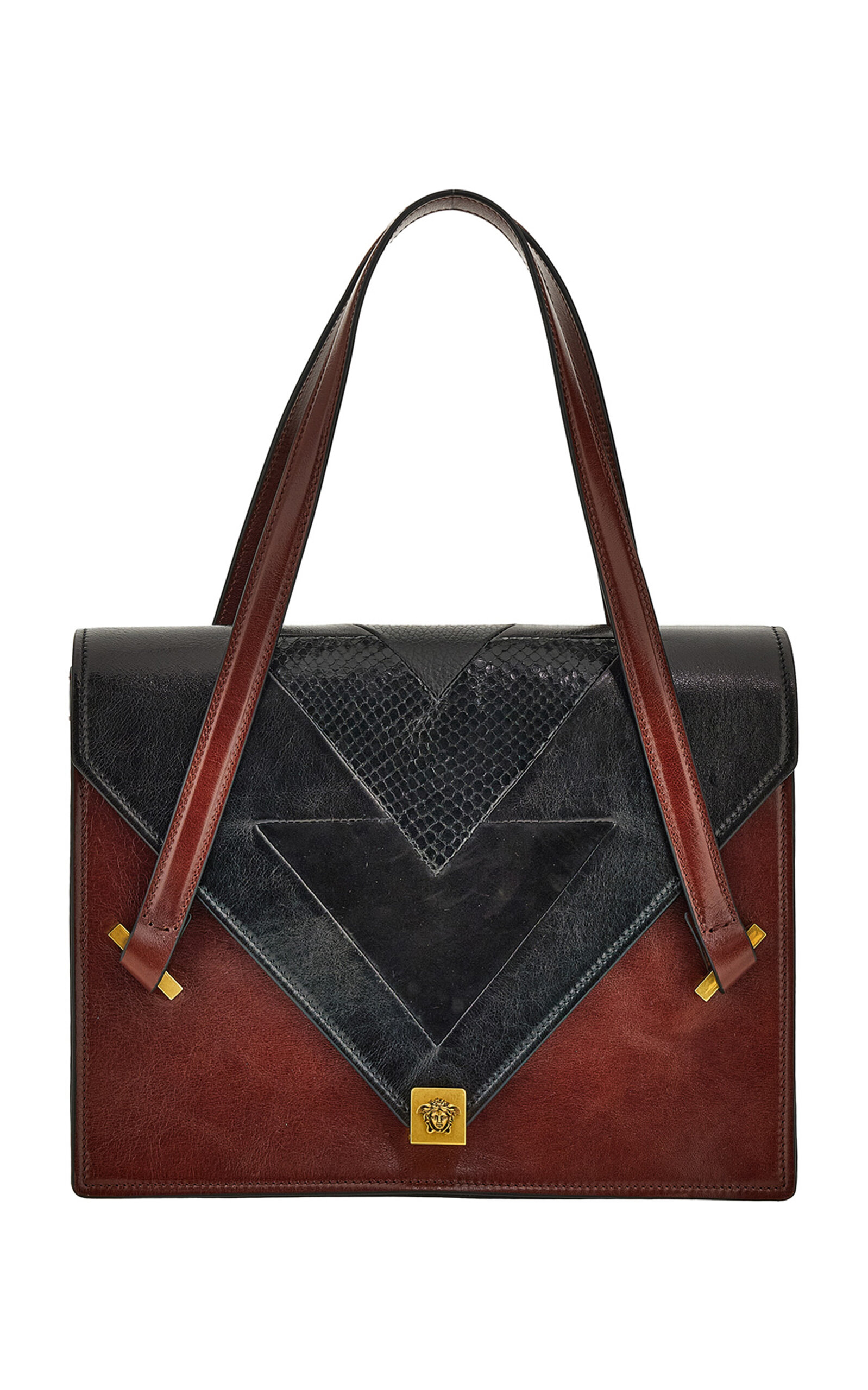 Versace Medium Shoulder Bag - Black - OS