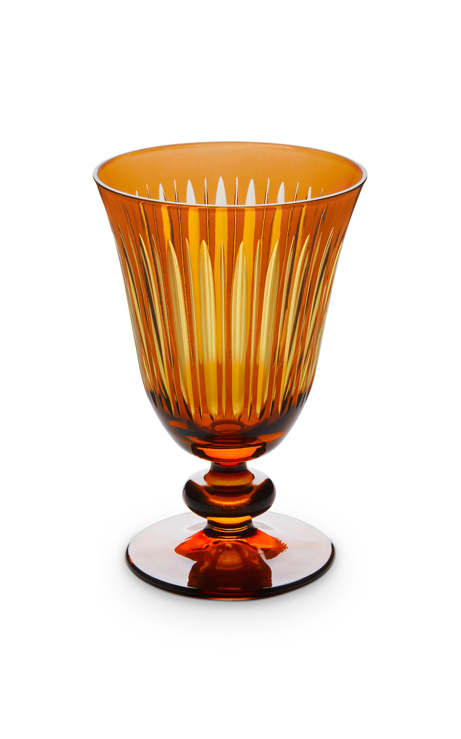 L'Objet Prism Wine Glasses (Set Of 4) - Amber/Honey - N/a
