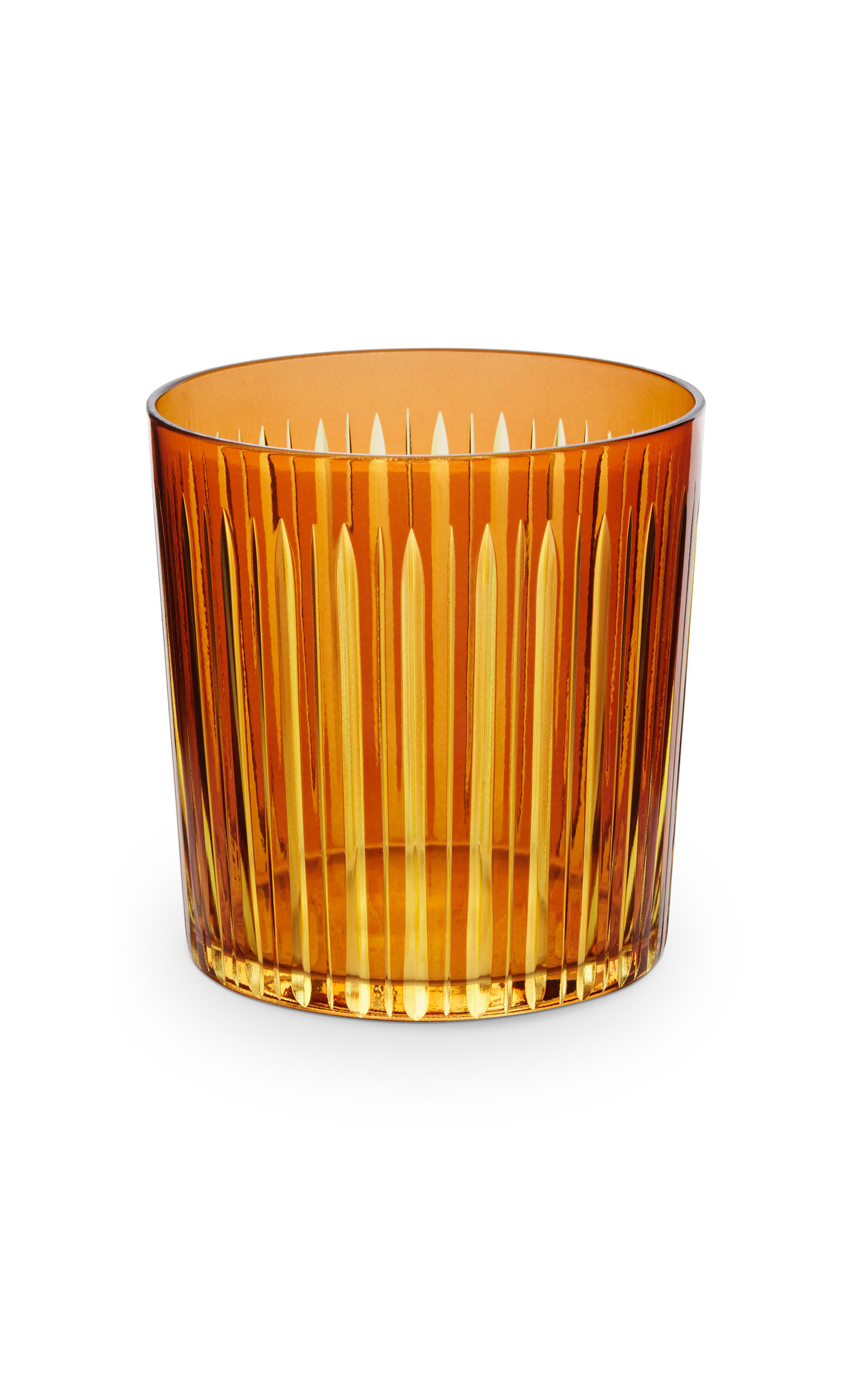 L'Objet Prism Double Old Fashioned Glasses (Set Of 4) - Amber/Honey - N/a