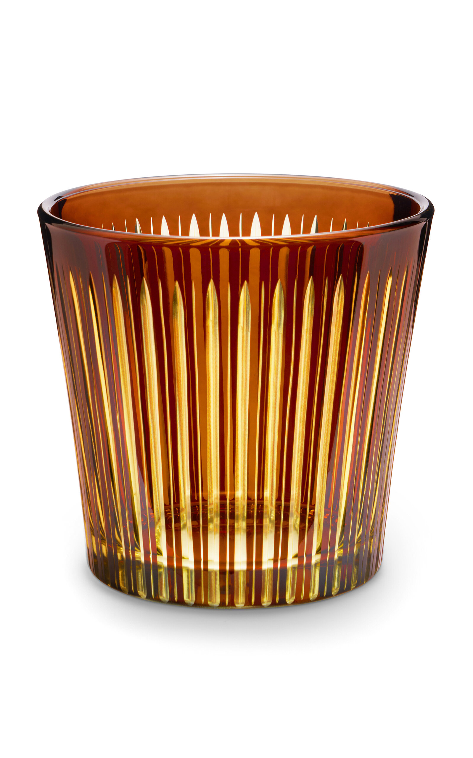 L'Objet Prism Ice Bucket + Tongs - Amber/Honey - N/a
