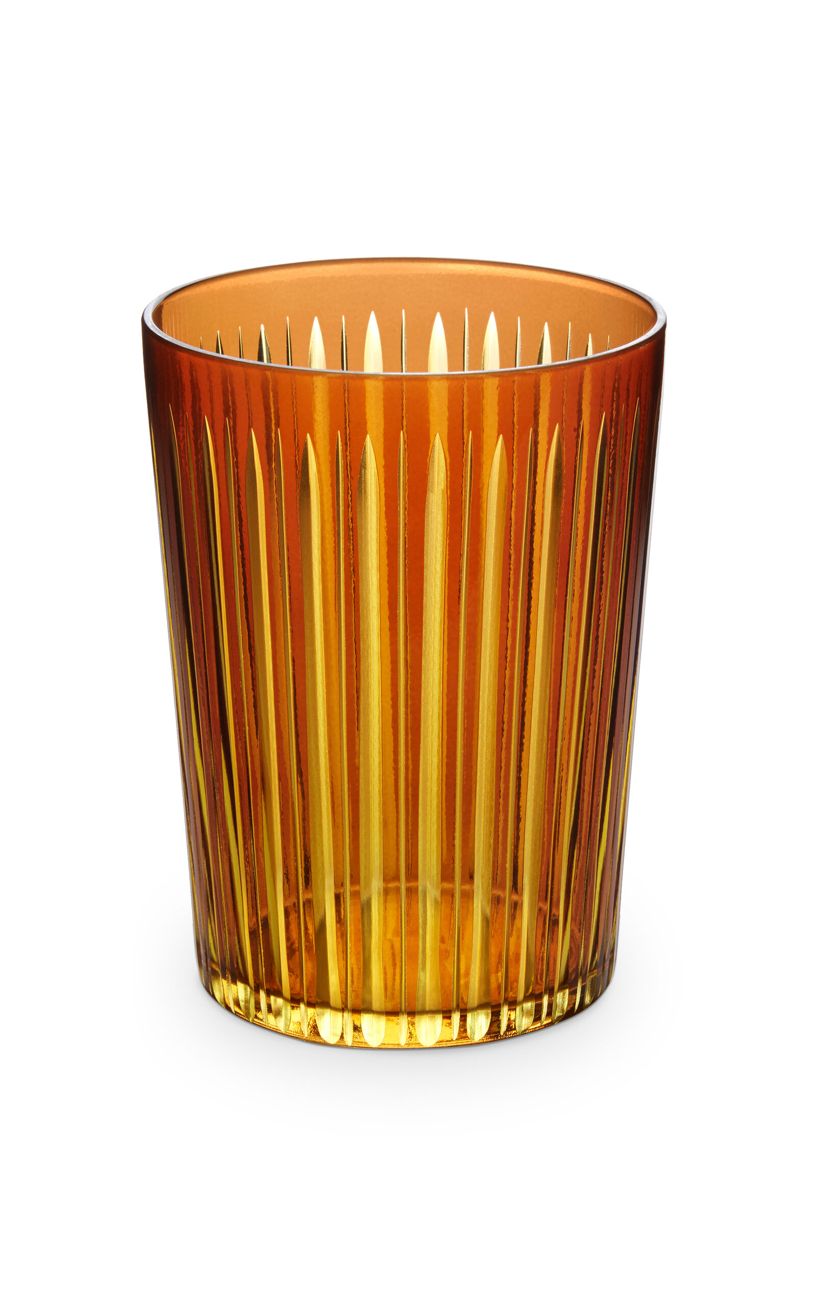L'Objet Prism Highball Glasses (Set Of 4) - Amber/Honey - N/a