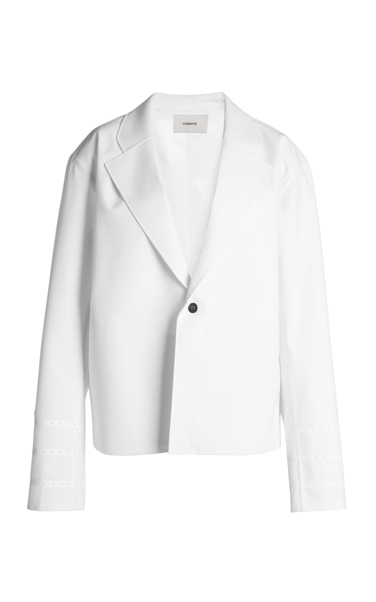 Coperni Technical Tailored Jacket In White