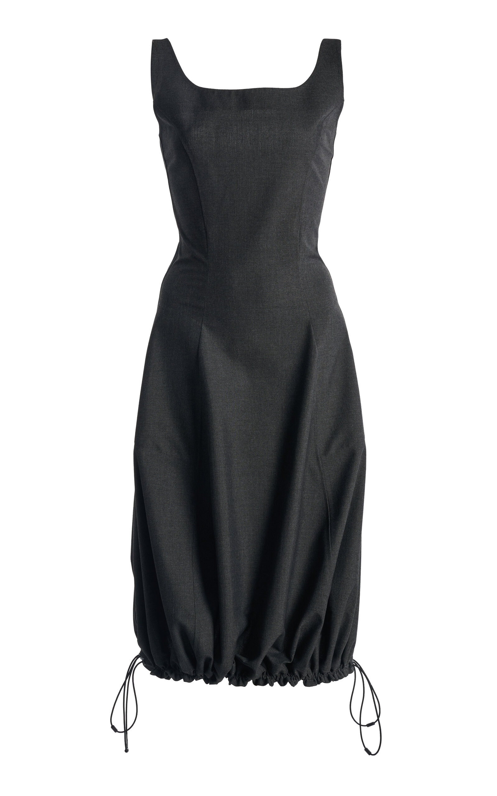 Coperni Technical Tailored Balloon Dress - Grey