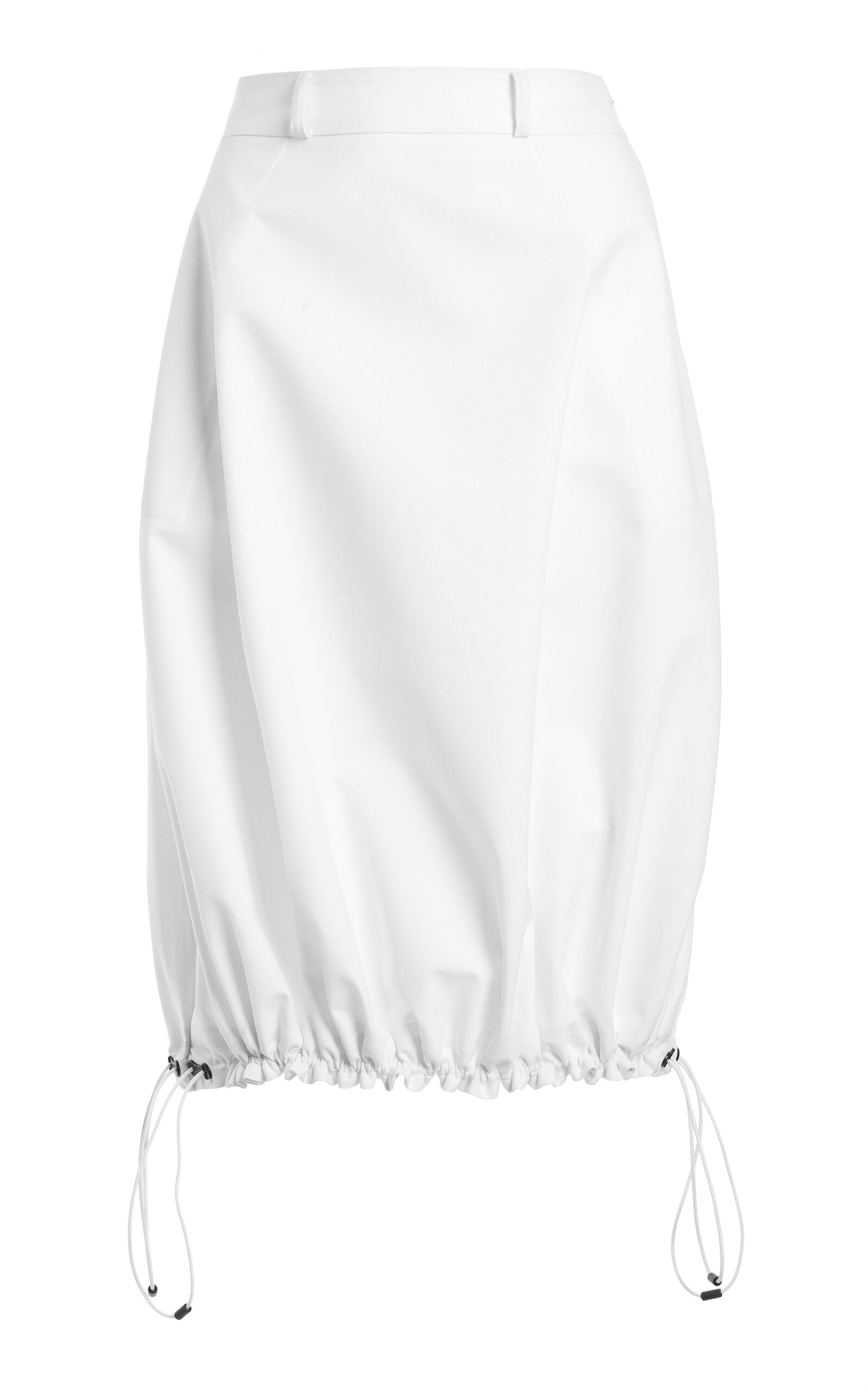 Coperni - Tailored Balloon Drawstring Skirt - White - FR 36 - Moda Operandi