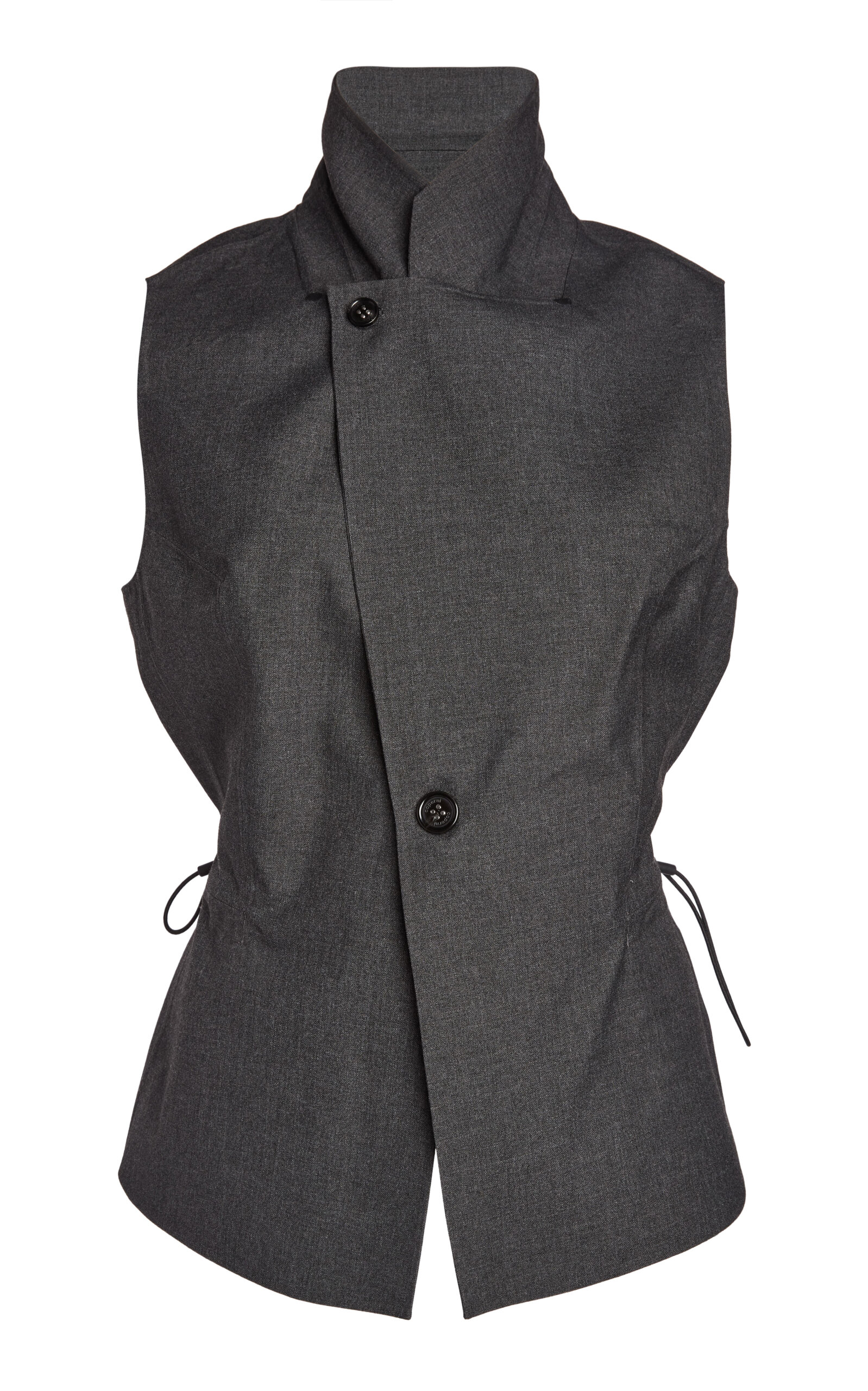 Coperni Technical Tailored Vest In Gray