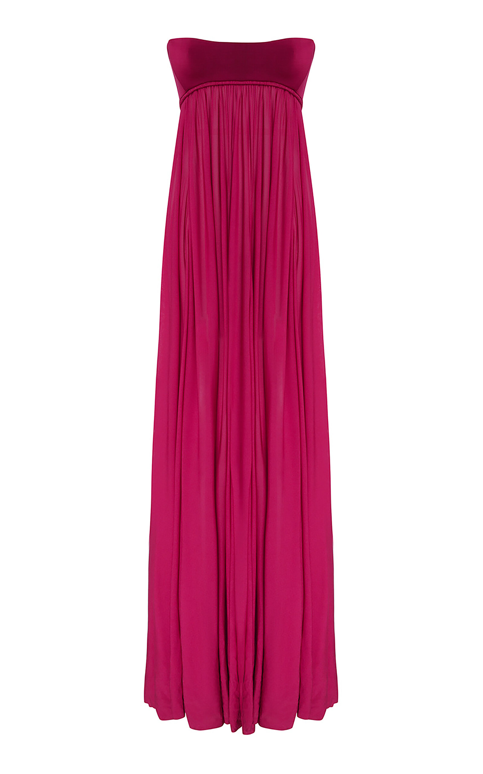 Zimmermann Luna Bandeau Gown In Pink