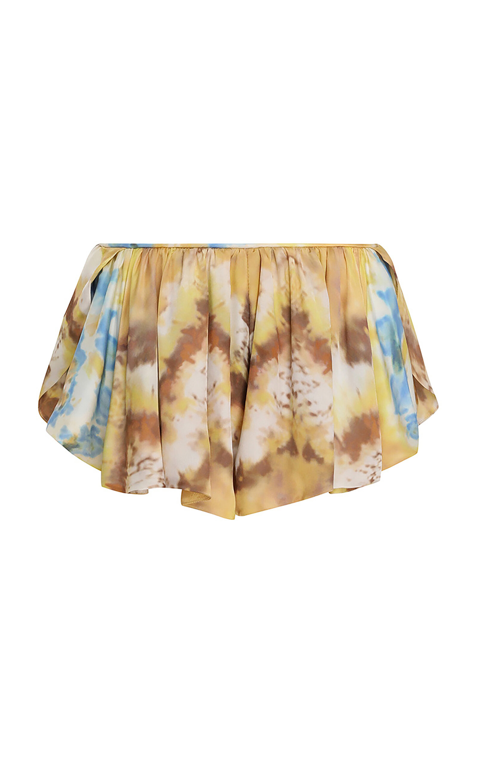 Zimmermann Alchemy Printed Silk Mini Shorts In Multi