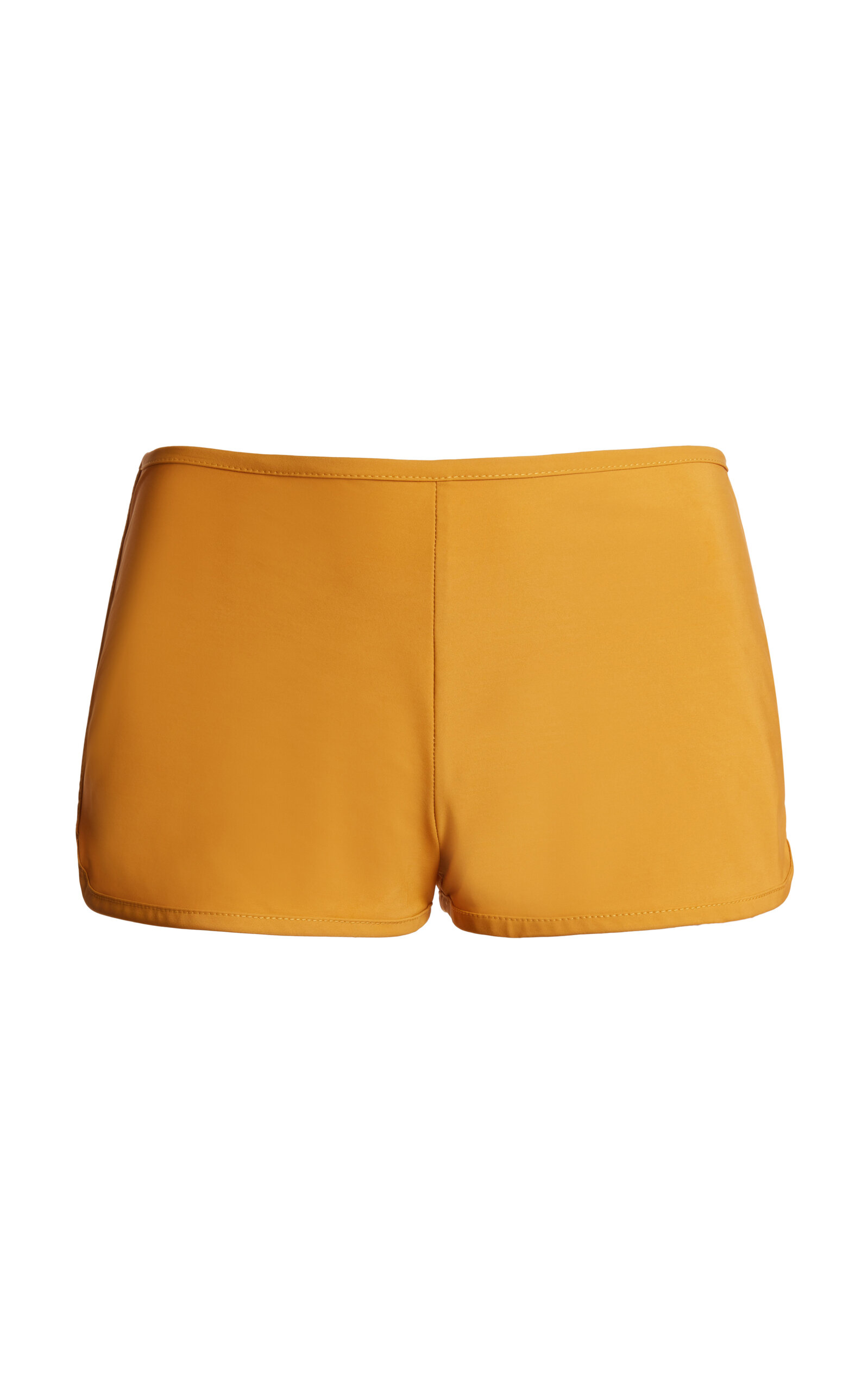 Christopher Esber Oasis Ruched Swim Boyshort - Yellow
