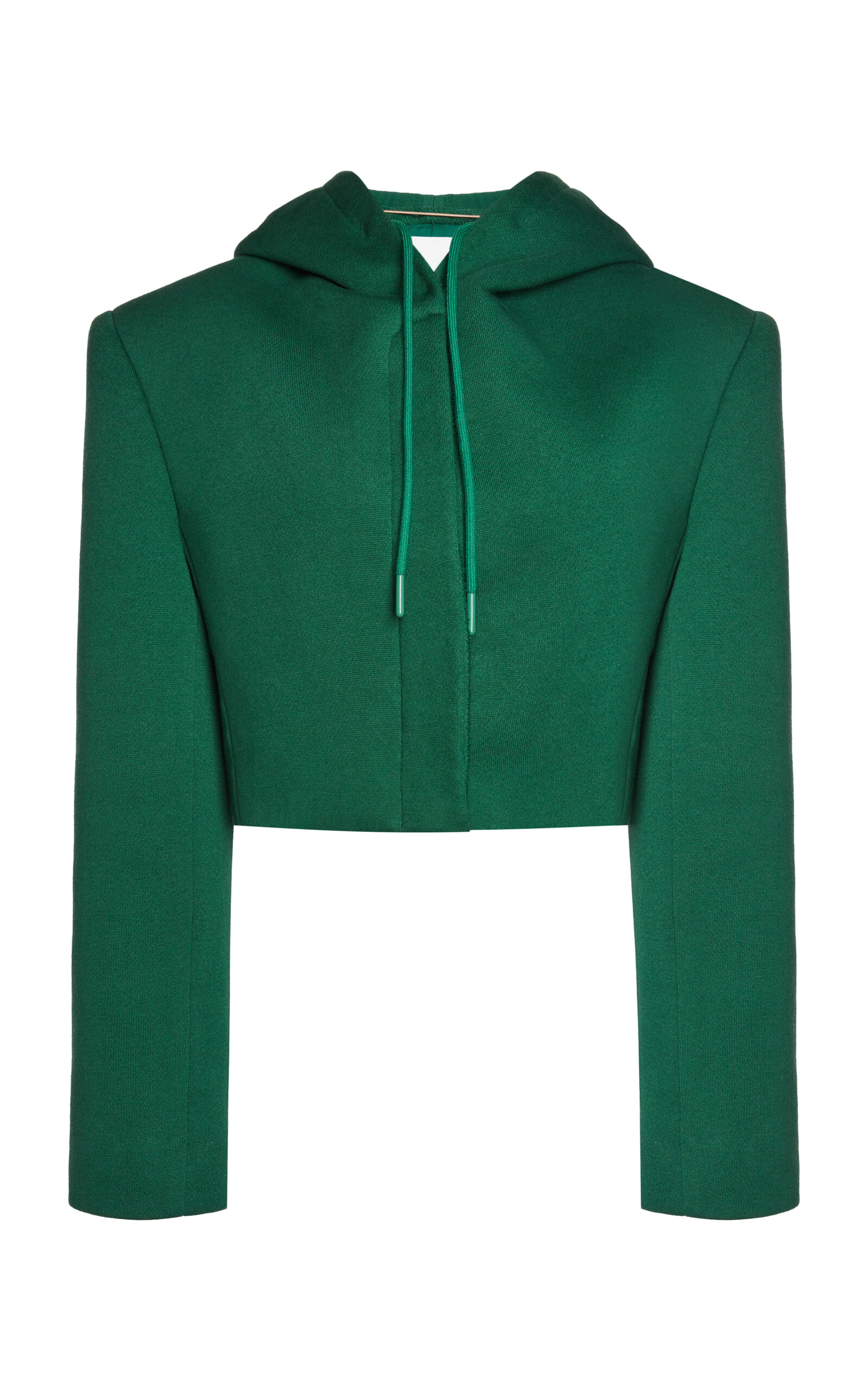 Christopher Esber Hooded Cotton Jacket In Green
