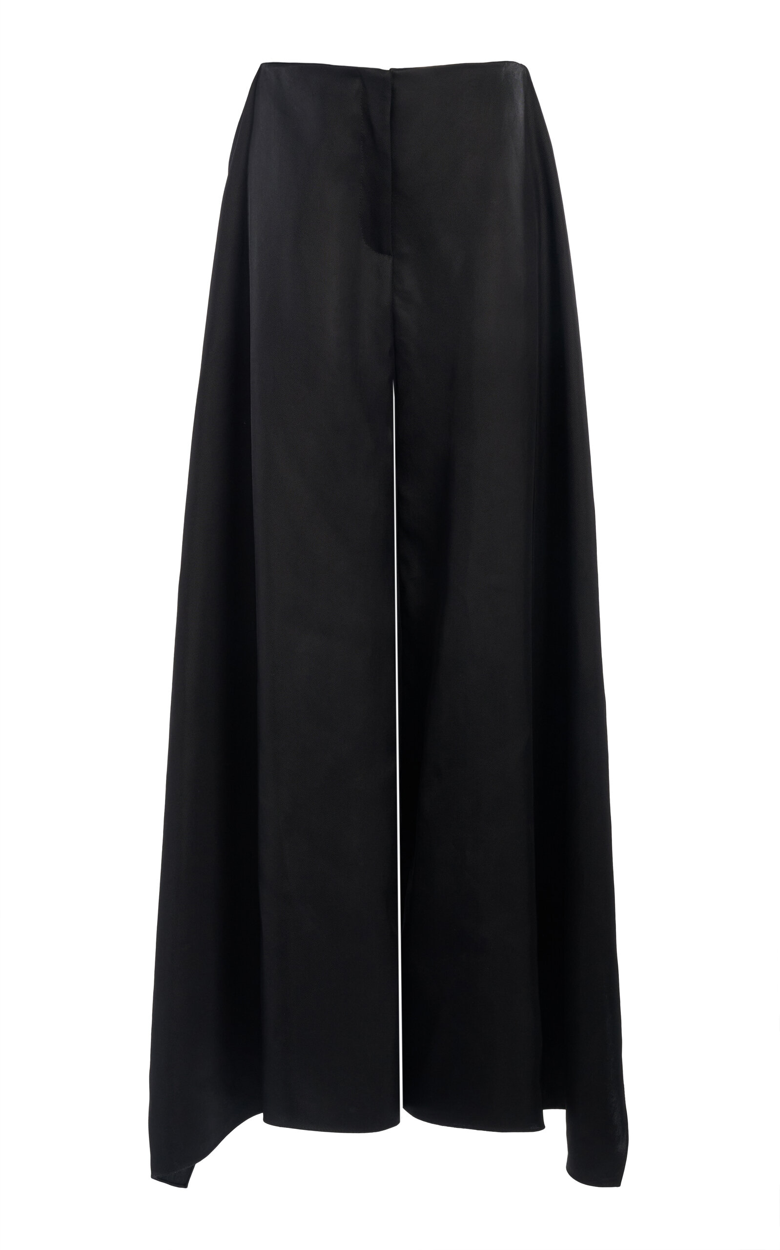 Christopher Esber Released Satin Wide-leg Pants In Black