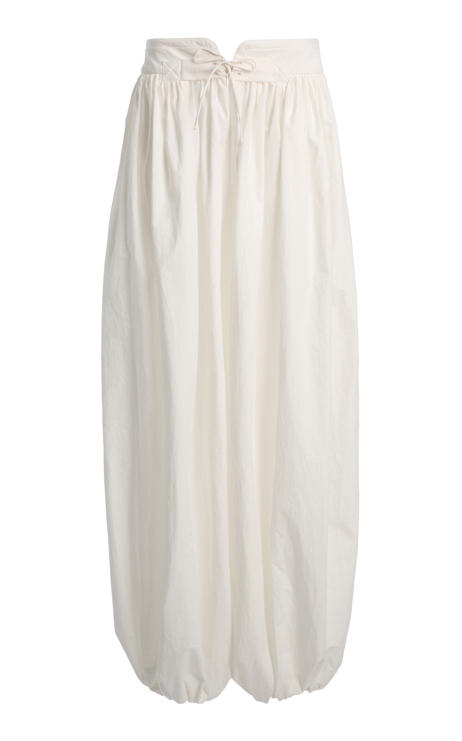 Christopher Esber Drift Cotton Wide-Leg Cuffed Pants