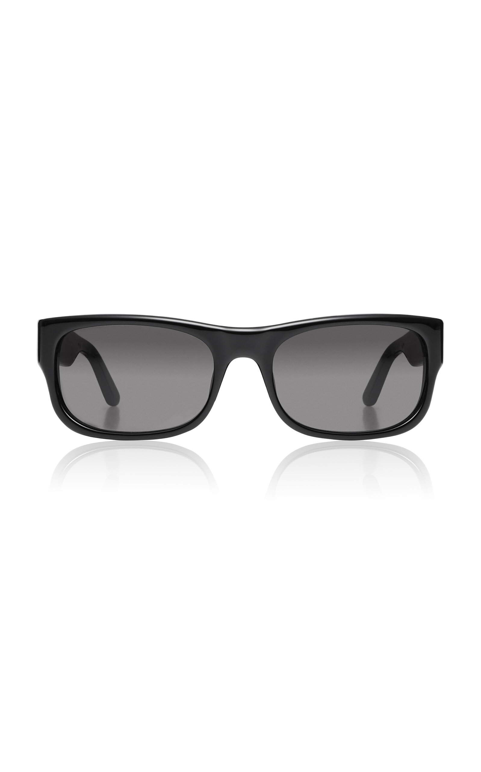 Magda Butrym Black Rectangular Sunglasses - Black - OS