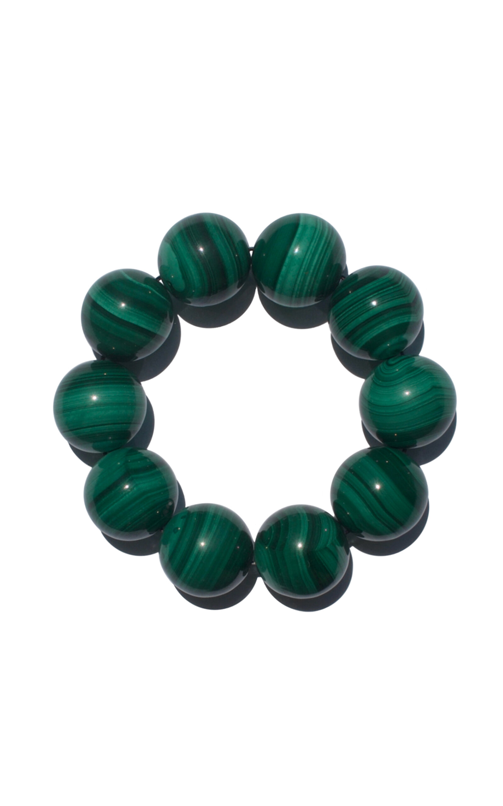 Vertigo Malachite Bracelet In Green