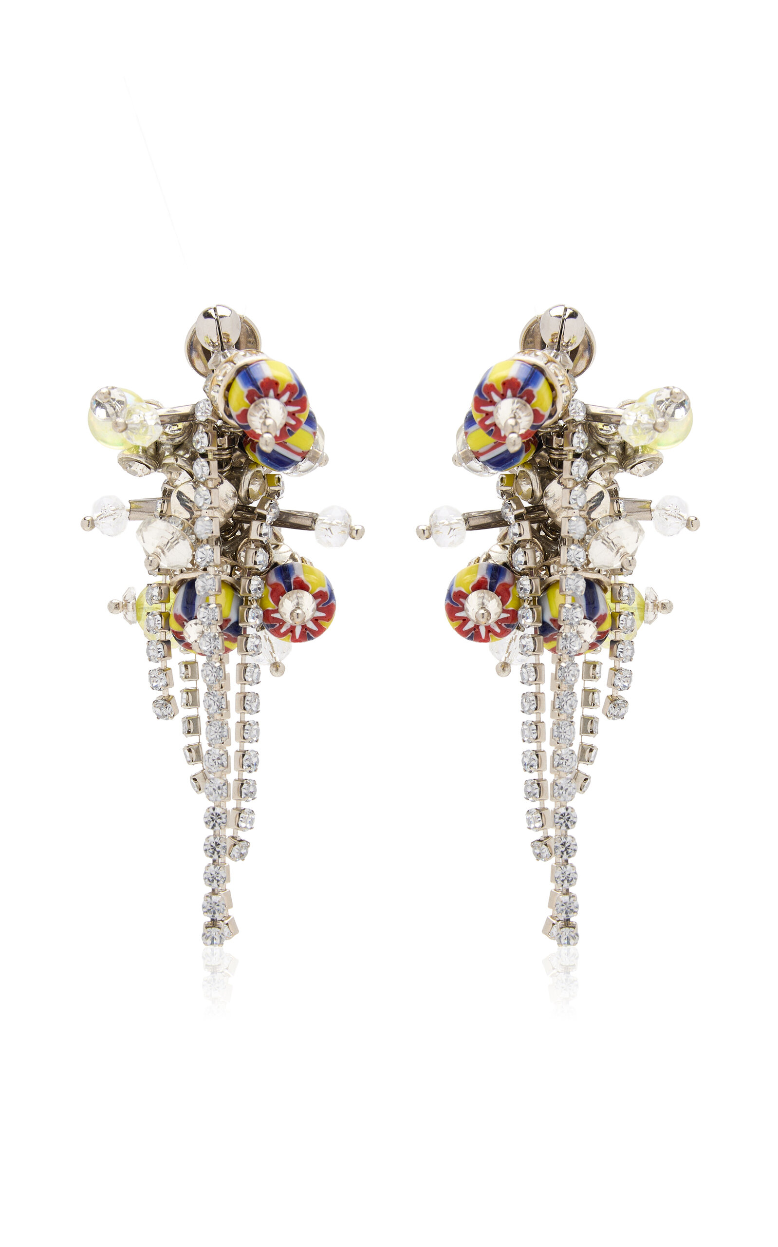 Dries Van Noten - Crystal and Bead Earrings - Yellow - OS - Moda Operandi - Gifts For Her