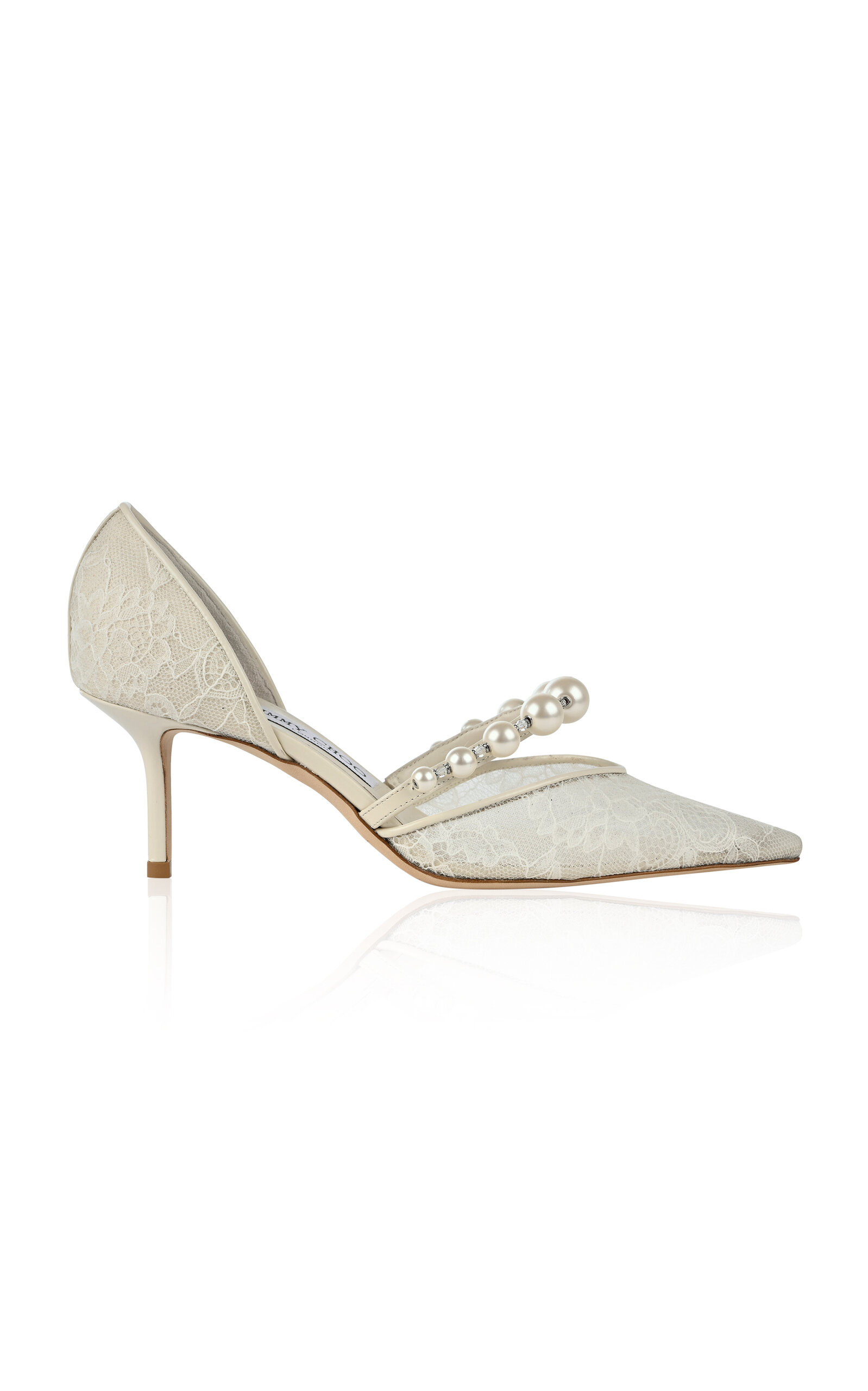 Jimmy Choo Aurelie 85 Lace Pump In Multi