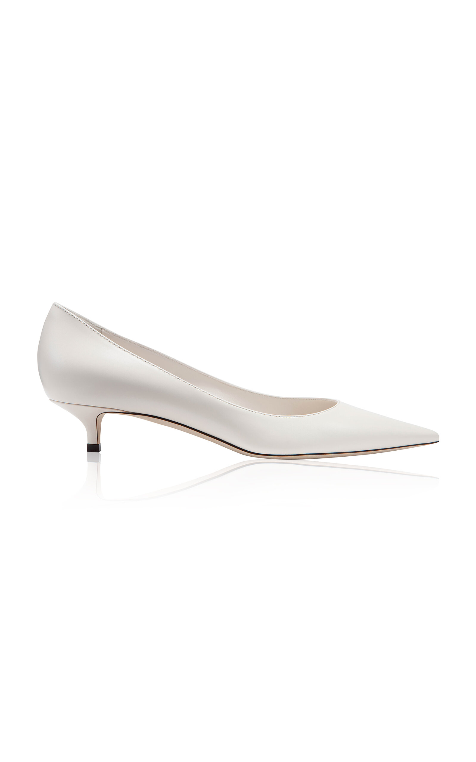 Jimmy Choo Amelia Leather Pump In Neutral
