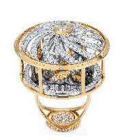 Sybarite Merry Go Round Ring - Gold - OS - Only At Moda Operandi
