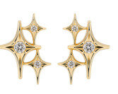 Sybarite Falling Stars Earrings - Gold - OS - Only At Moda Operandi