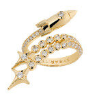 Sybarite Fly me to the Moon Ring - Gold - OS - Only At Moda Operandi