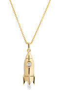 Sybarite Fly me to the Moon Pendant - Gold - OS - Only At Moda Operandi