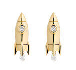 Sybarite Fly me to the Moon Earrings - Gold - OS - Only At Moda Operandi