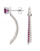 Sybarite Fly me to the Moon Pink Tail Earrings - Pink - OS - Only At Moda Operandi