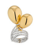 Sybarite Two Balloon Ring - Gold - OS - Only At Moda Operandi