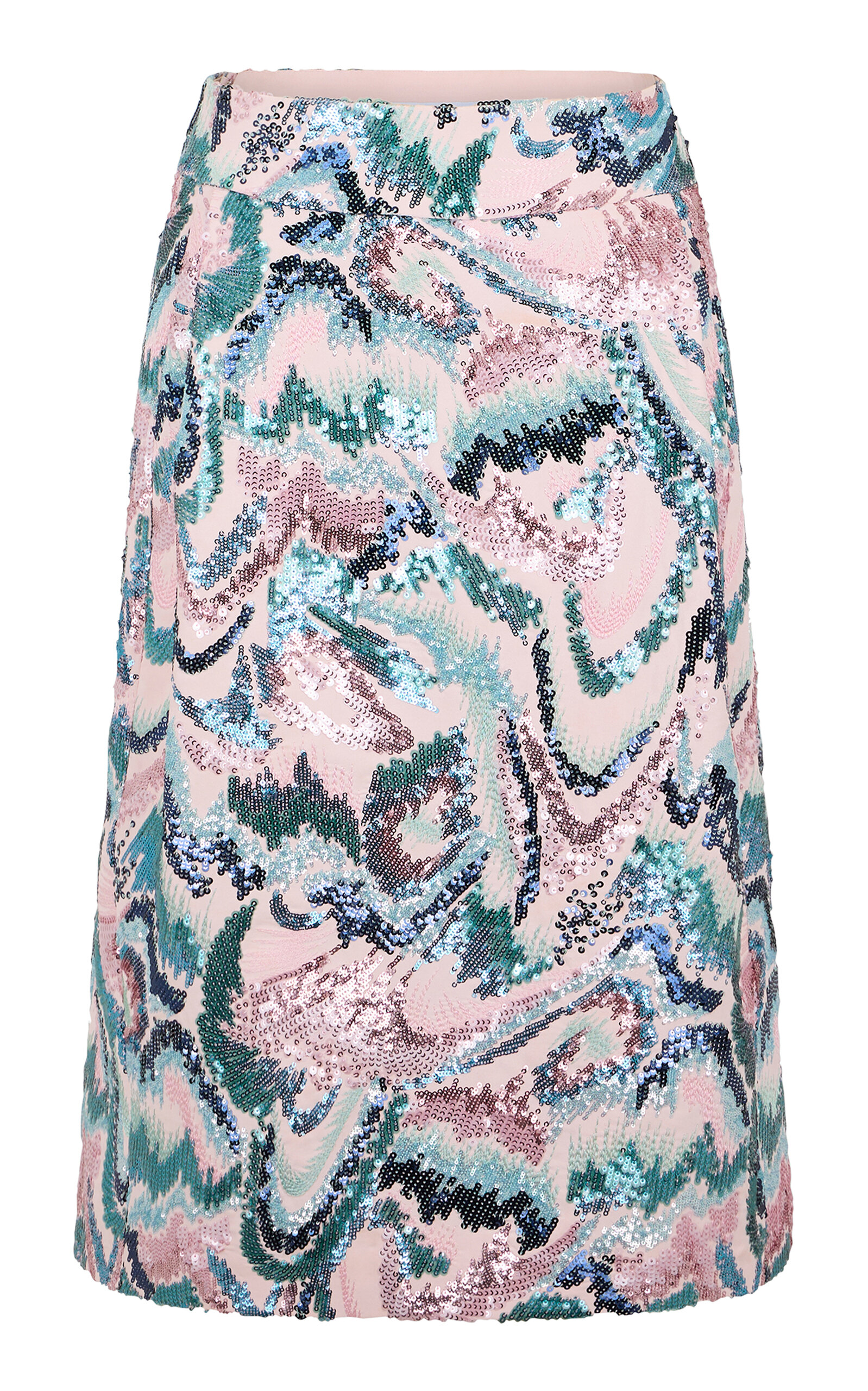 Rabanne Sequined Midi Skirt