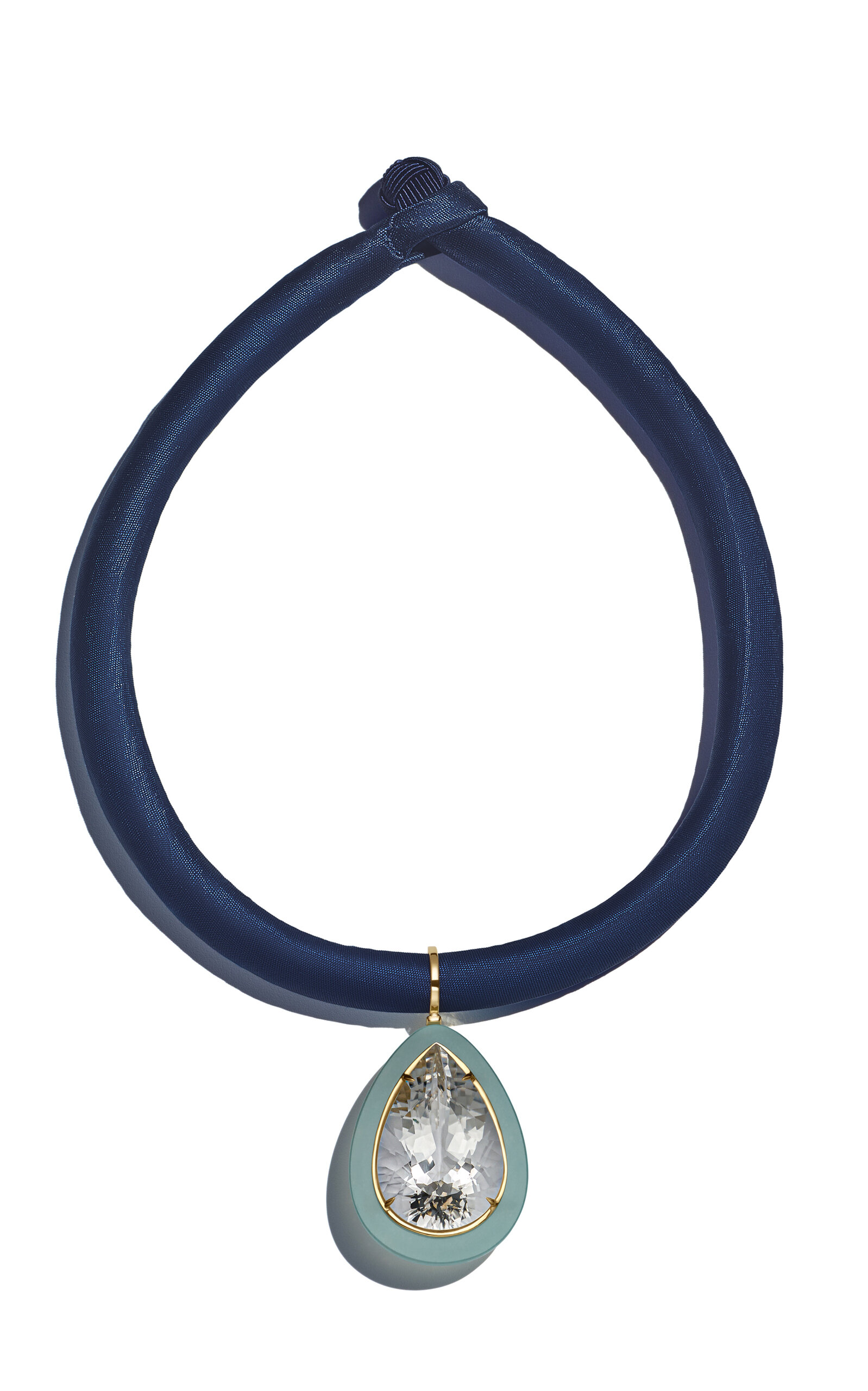 Sauer Yvonne Frames Quartzite Necklace In Blue