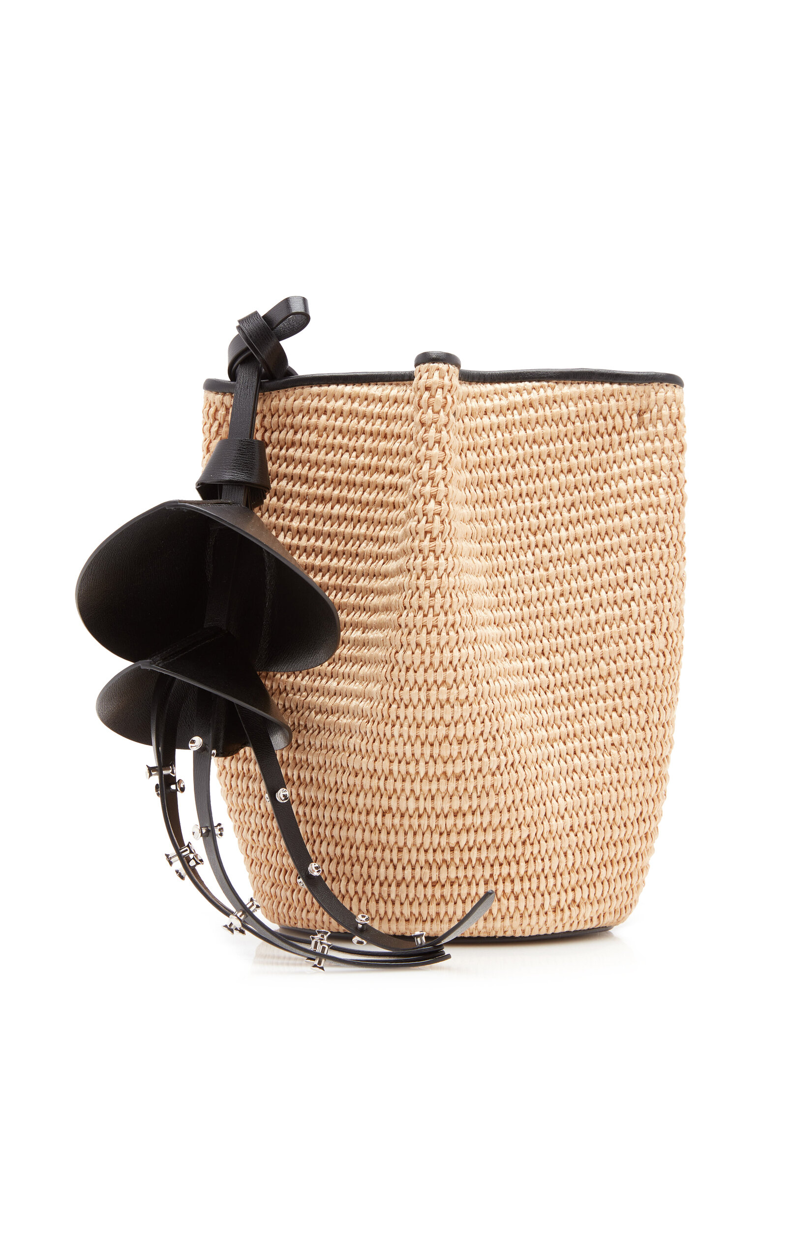 Givenchy Snap Nano Raffia Bucket Bag