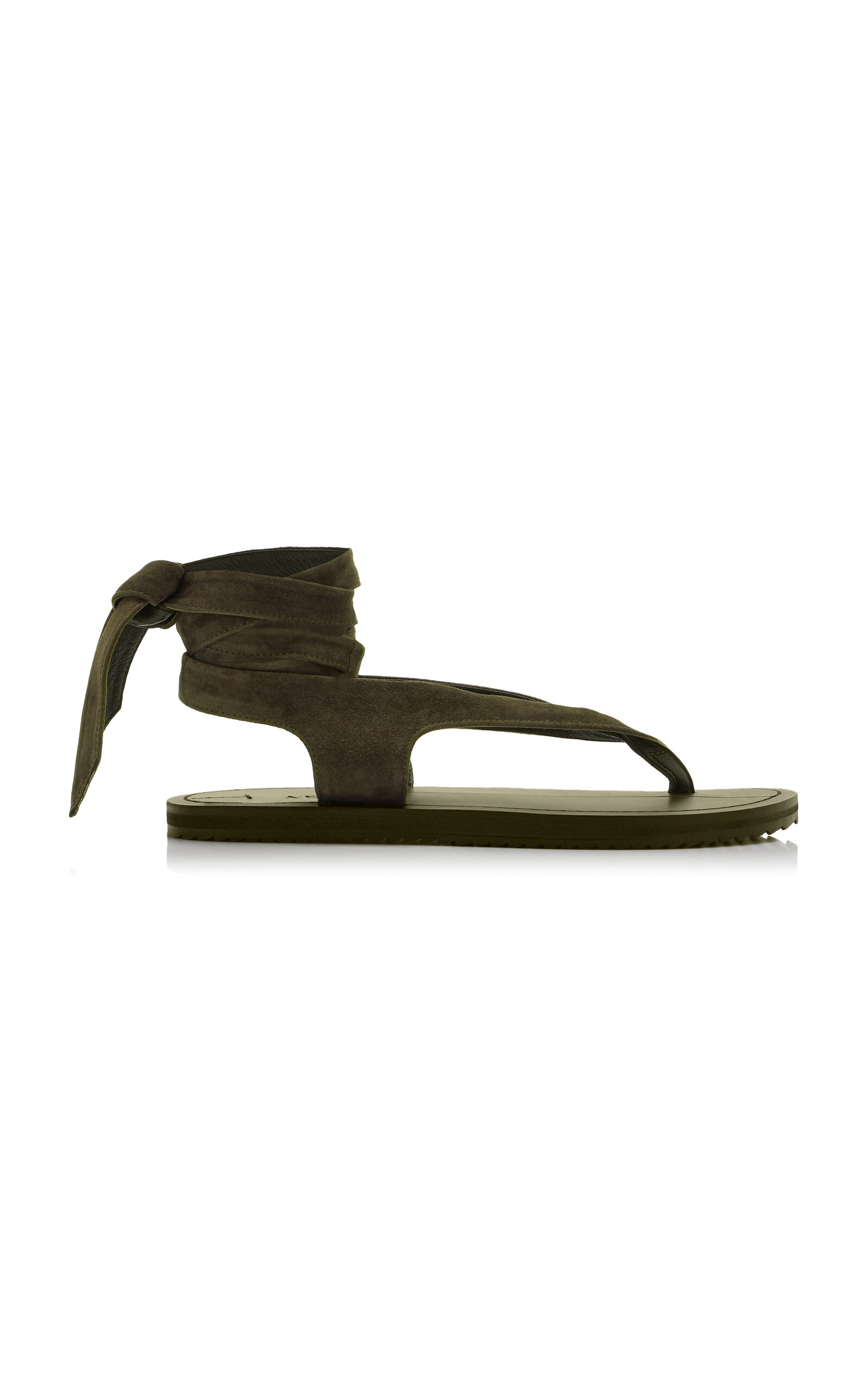 A.Emery Elmer Lace-Up Suede Sandals - Moda Operandi