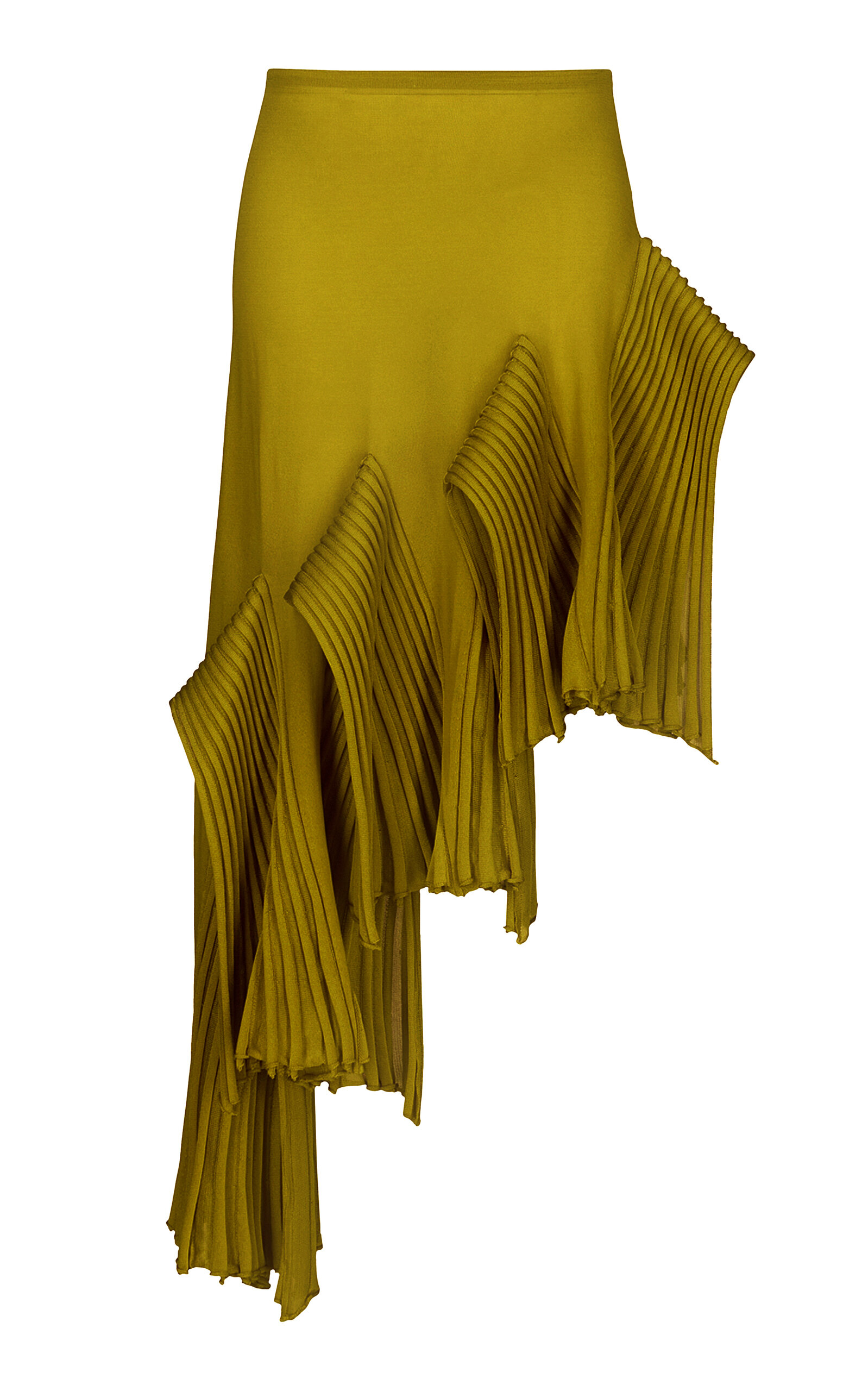 ALAÏA Asymmetric Leaf Godet Skirt