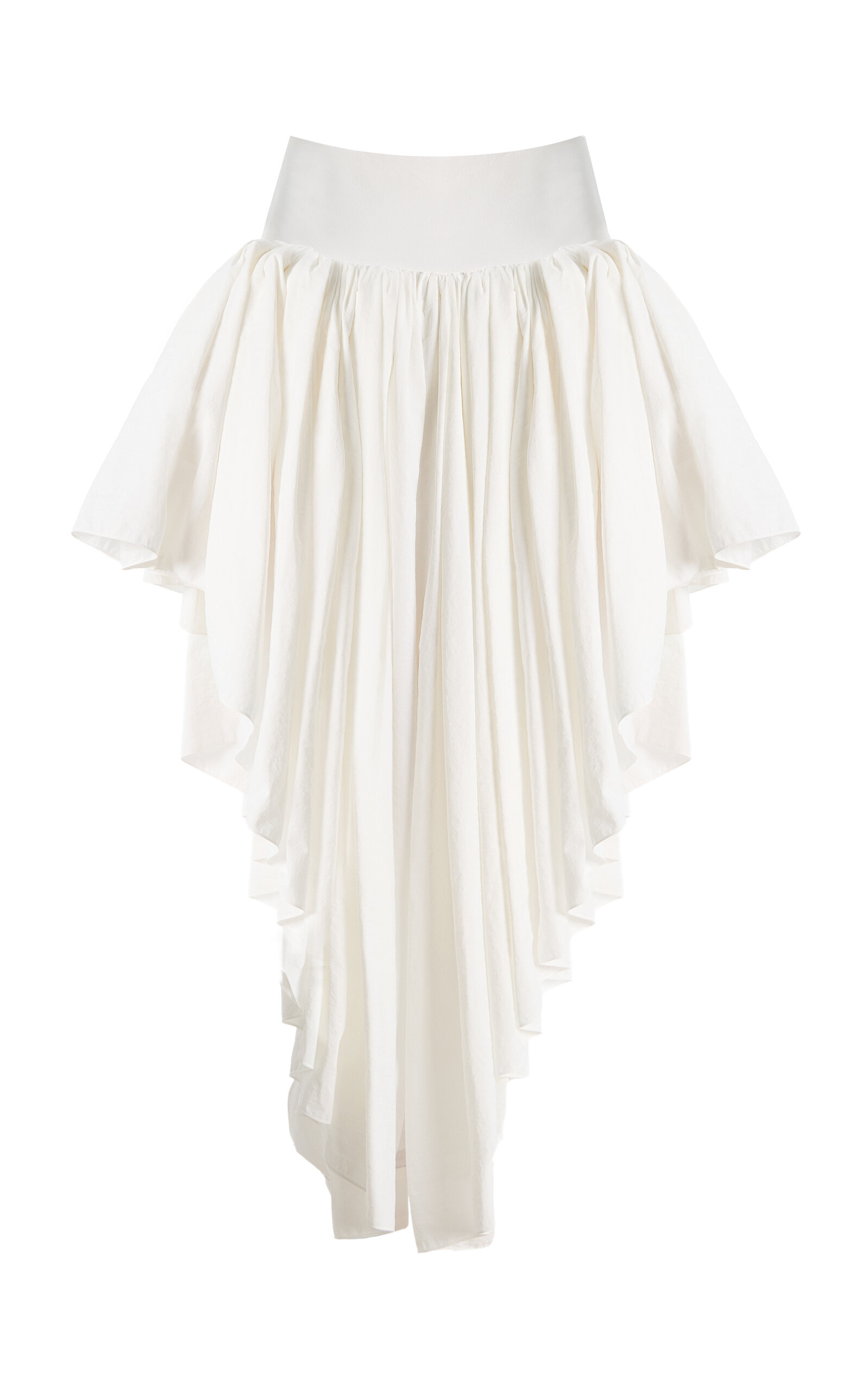 Alaïa Stirrup Nylon Maxi Petticoat In White