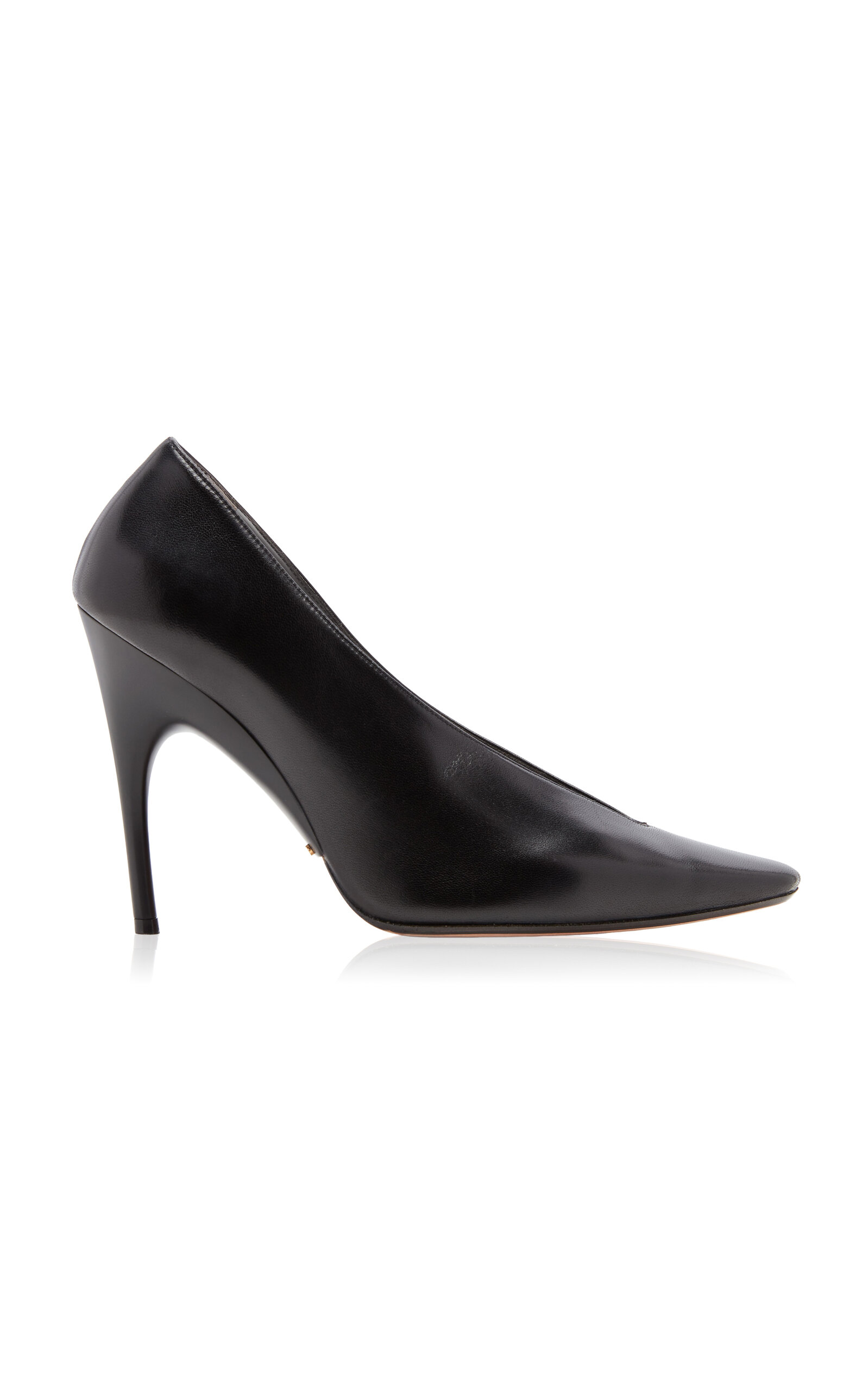 Balenciaga - Duchesse Leather Pumps - Black - IT 37 - Moda Operandi