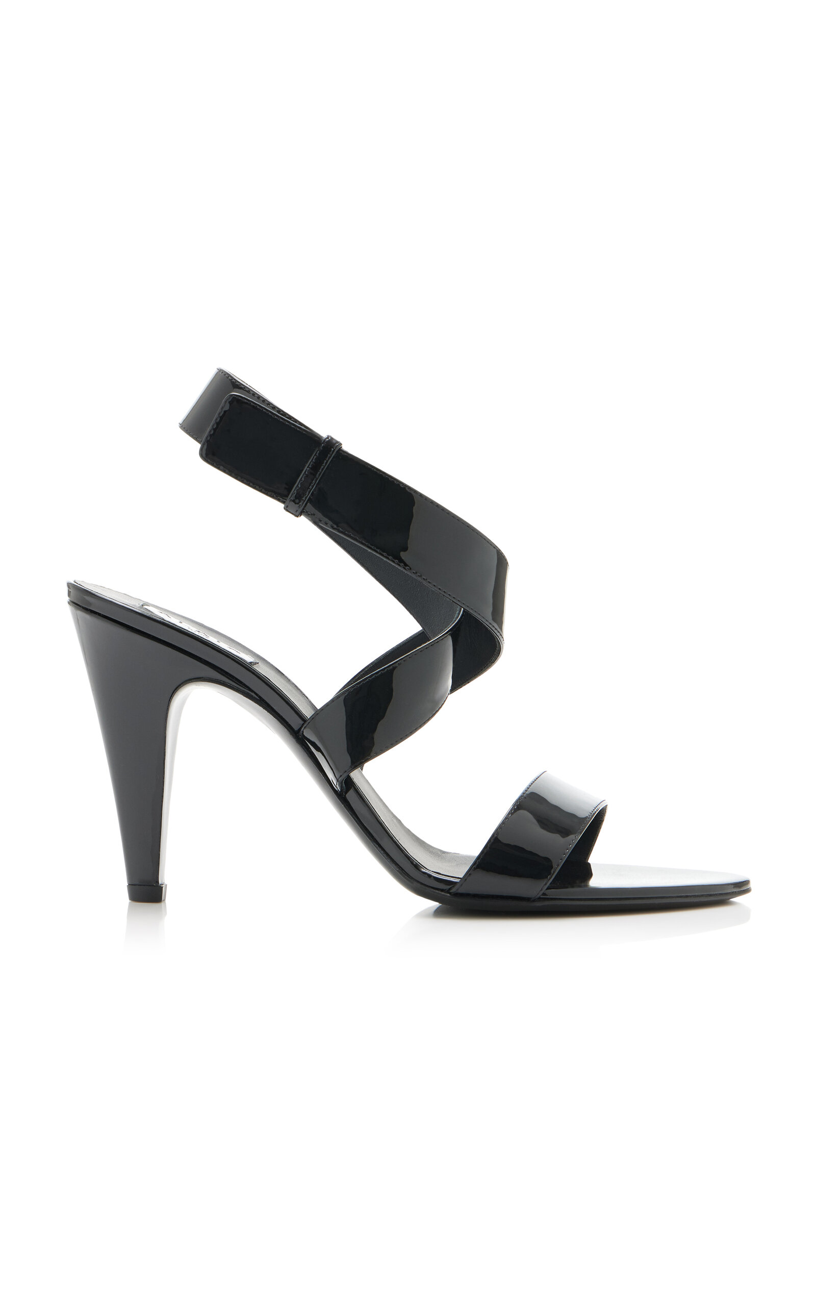 ALAÏA Cone Patent Leather Sandals