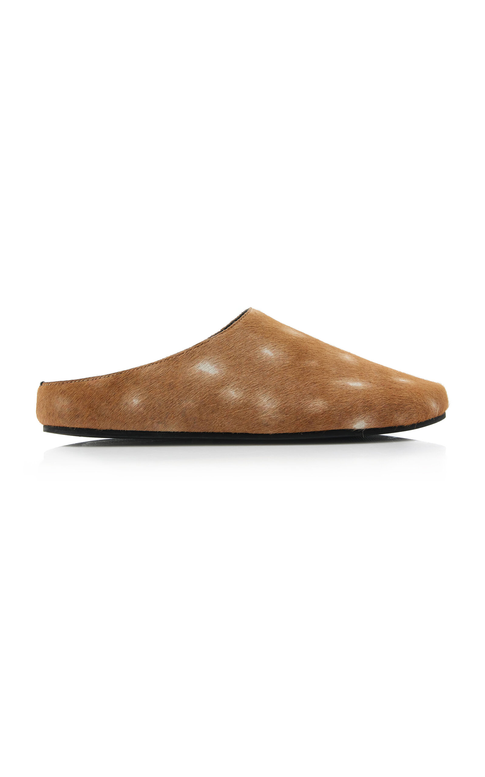 St. Agni Printed Pony Hair Mules
