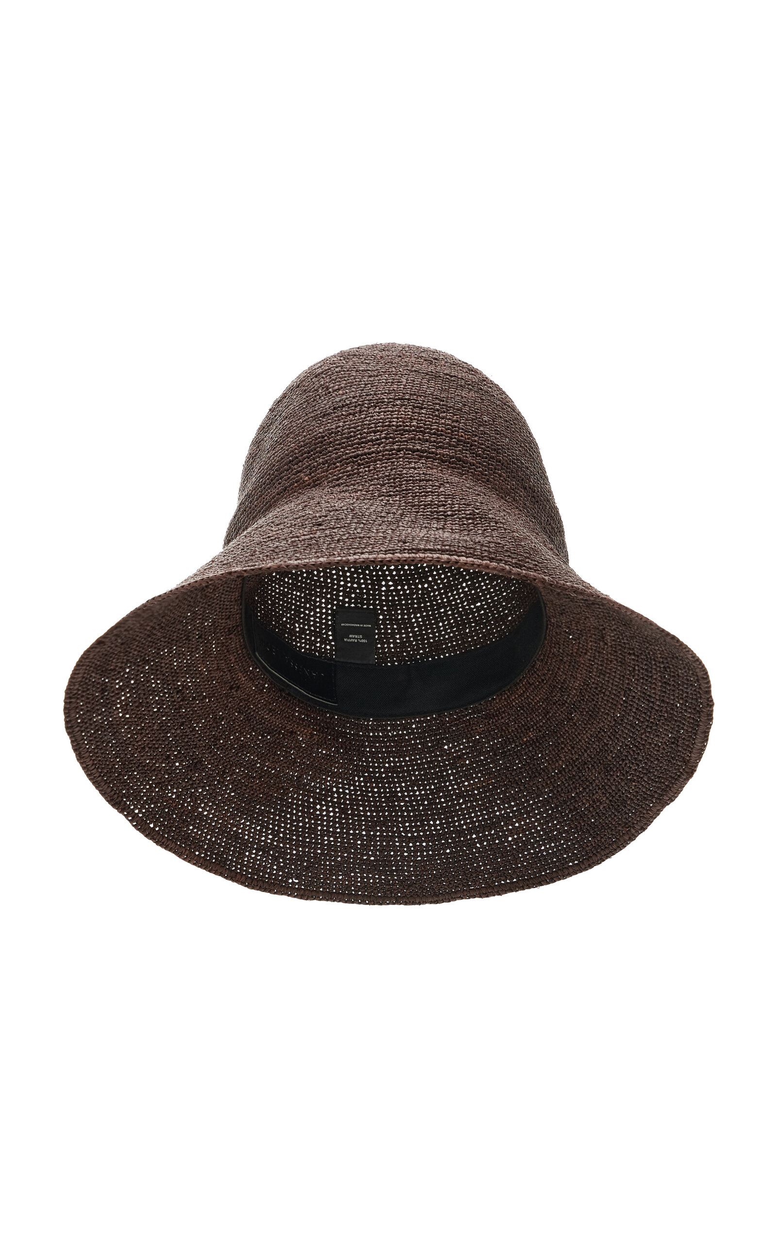 Janessa Leone Teagan Raffia Straw Bucket Hat