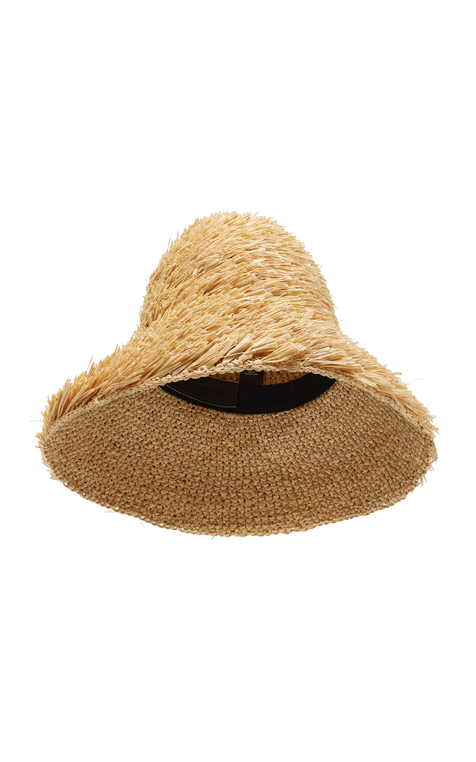 Janessa Leone Gabi Raffia Bucket Hat