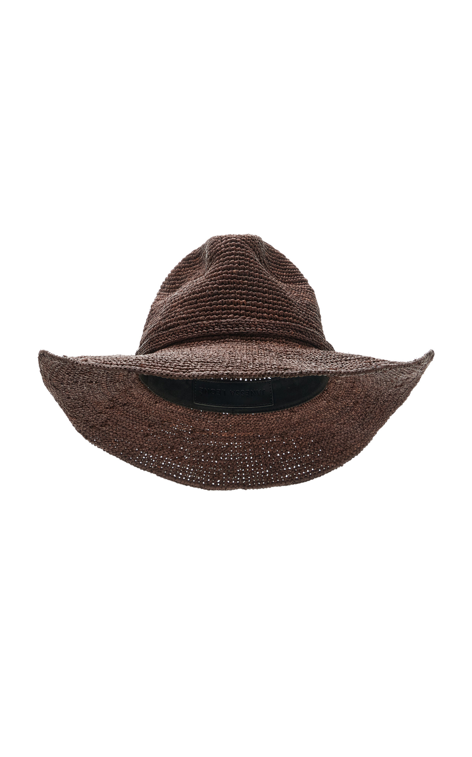 Janessa Leone Sacha Western Straw Fedora