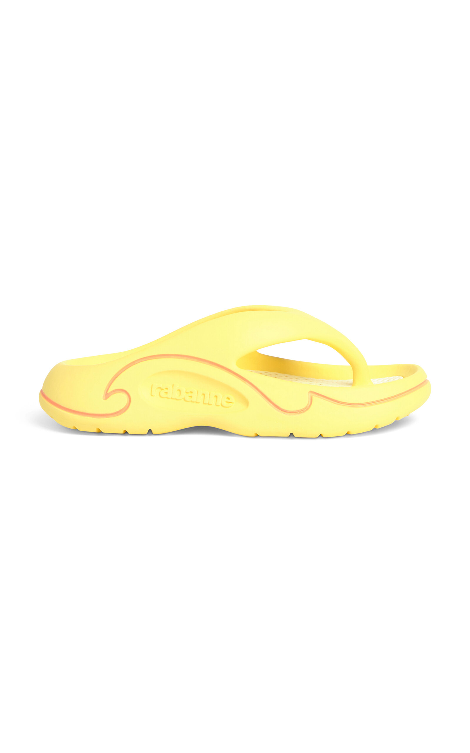 Rabanne 3D Flip Flop - Yellow