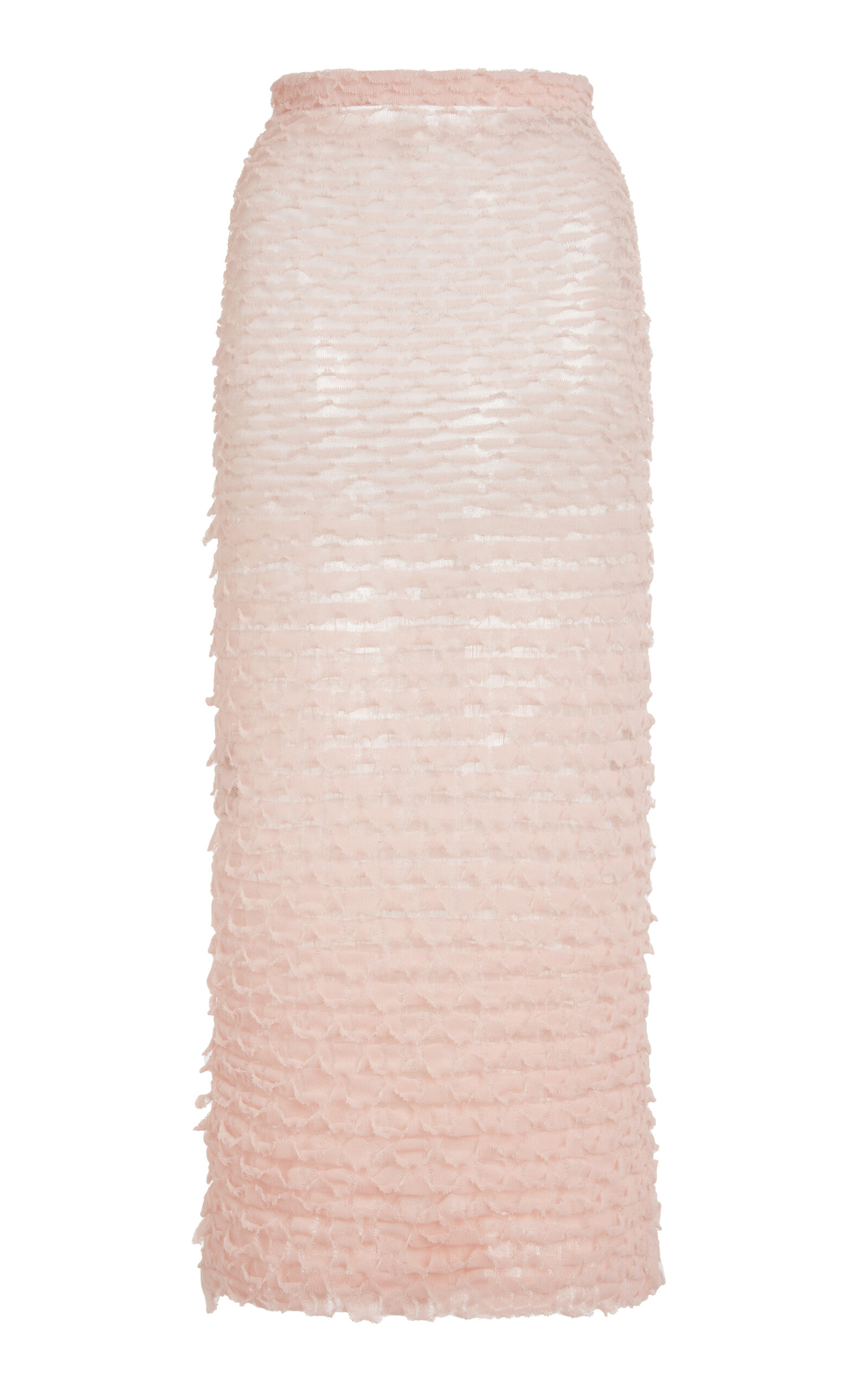 Givenchy Frills Knit Midi Skirt