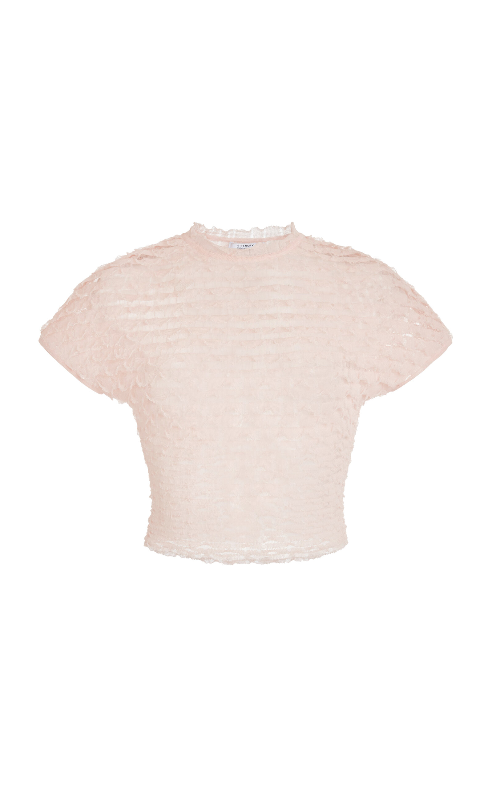 Givenchy Frills Knit Crop top