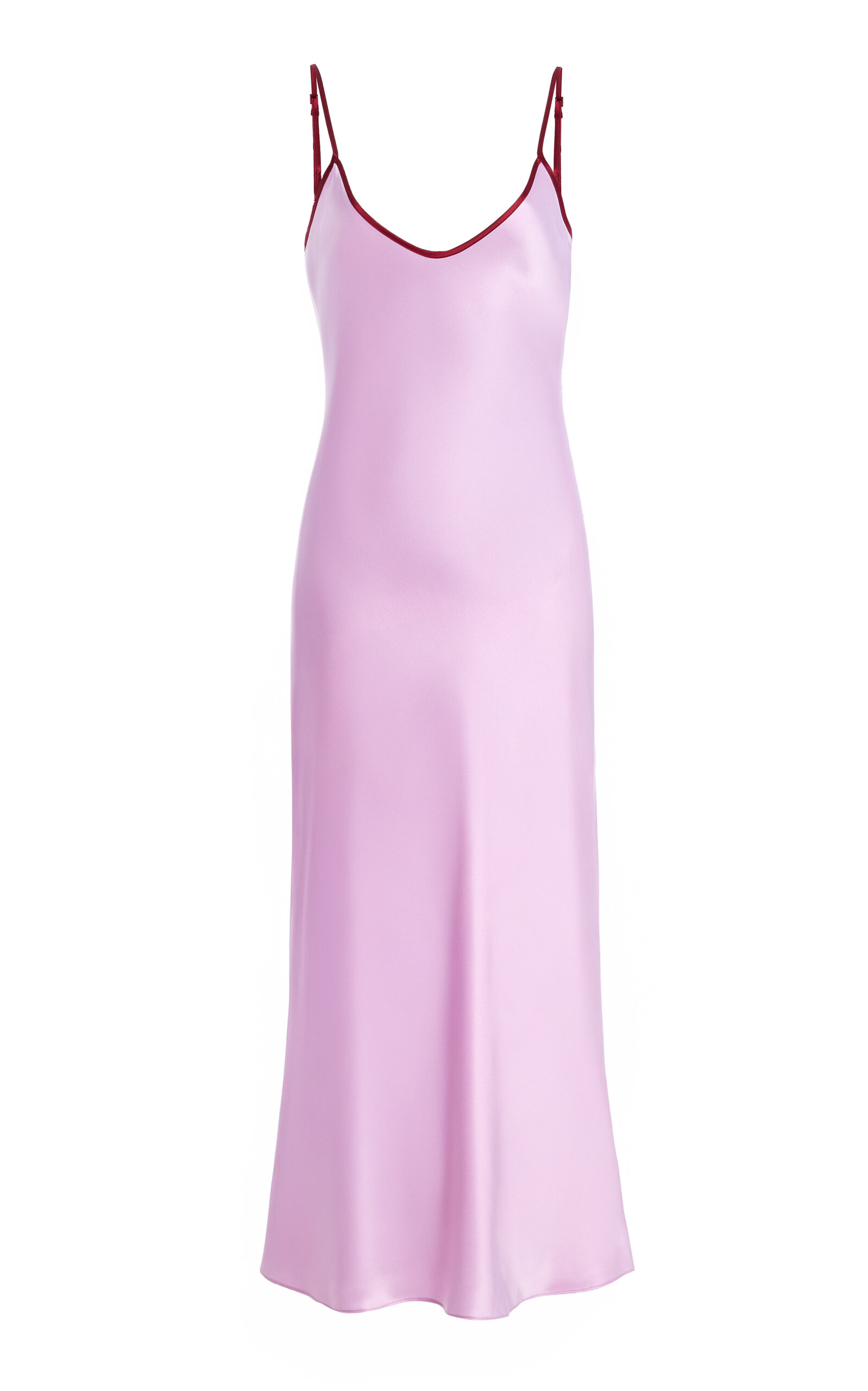 Comme Si Silk Bias Slip Dress