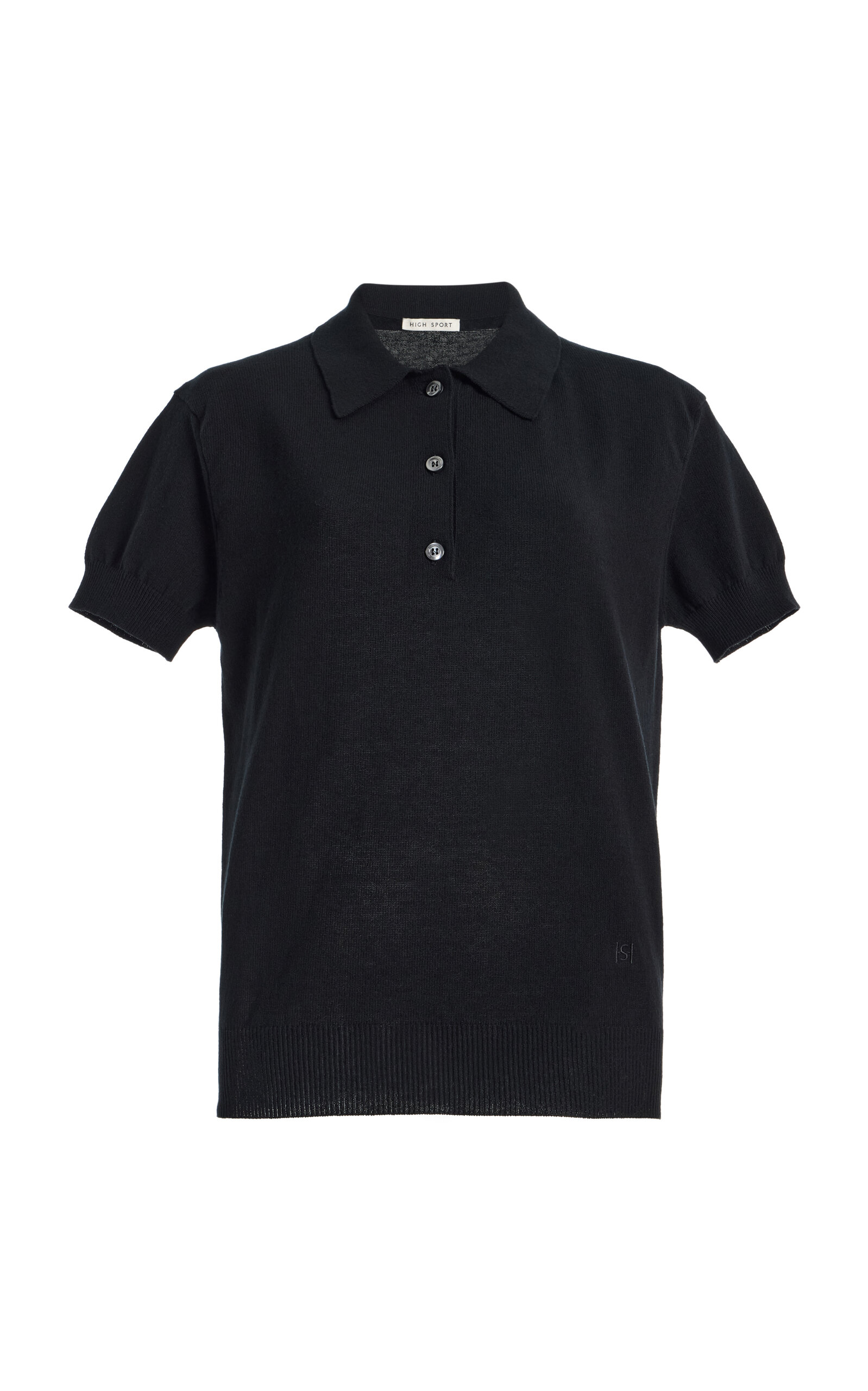 High Sport Sylvie Cotton-Crepe Polo Shirt