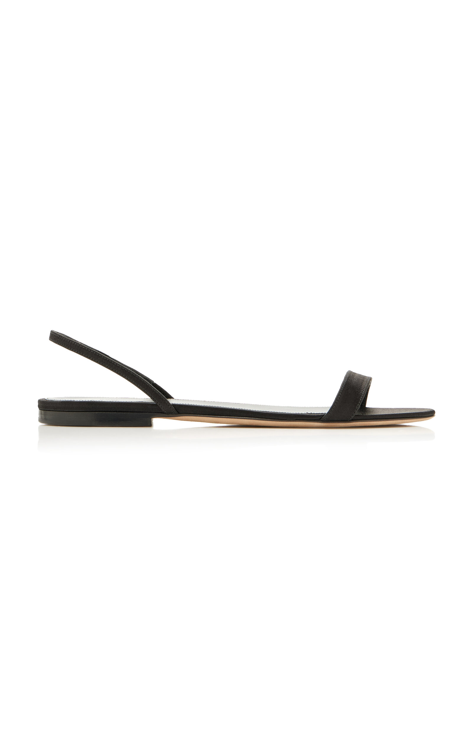 The Row Ella Leather Sandals - Moda Operandi