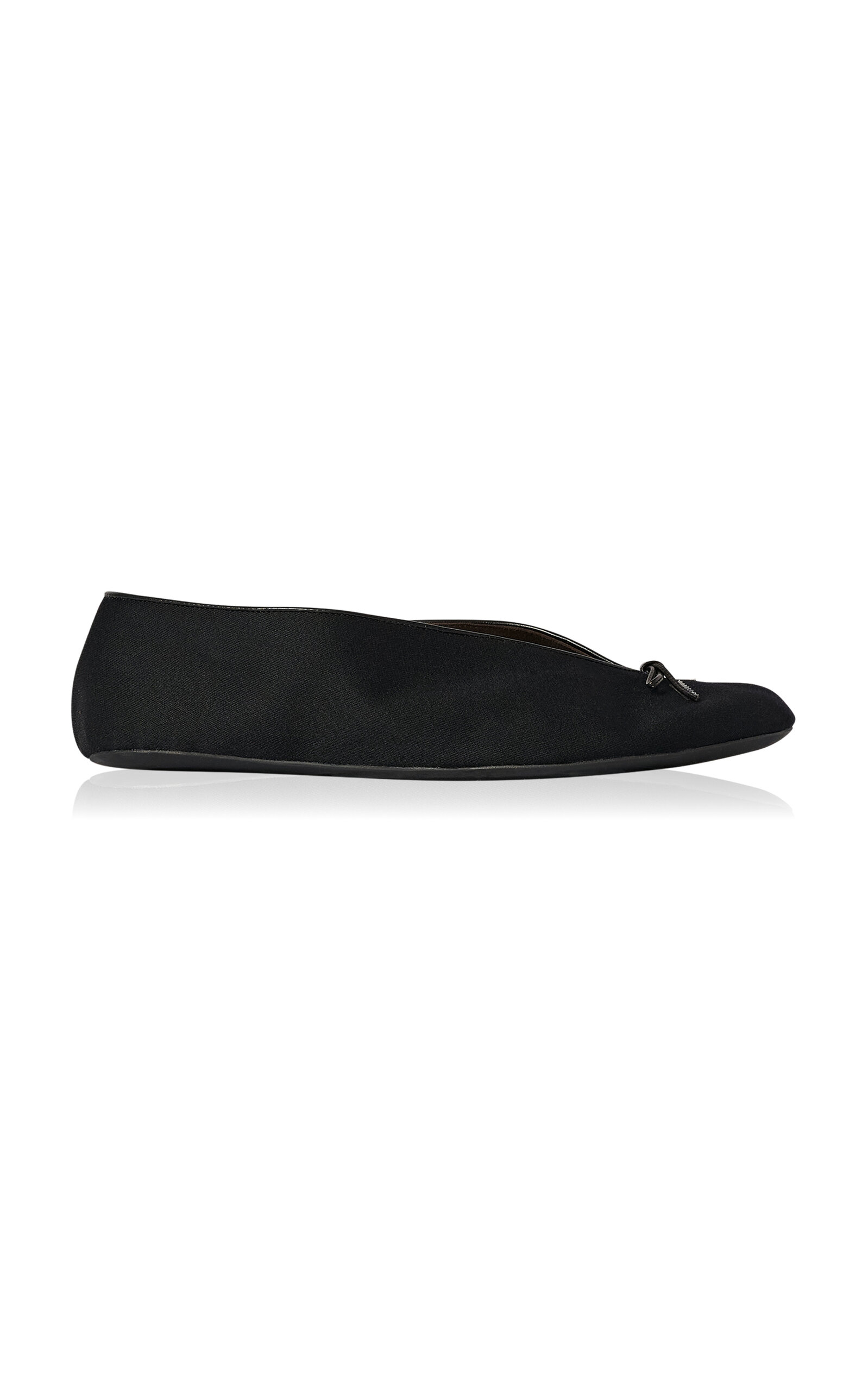 The Row Fay Bow Wool Flats - Moda Operandi