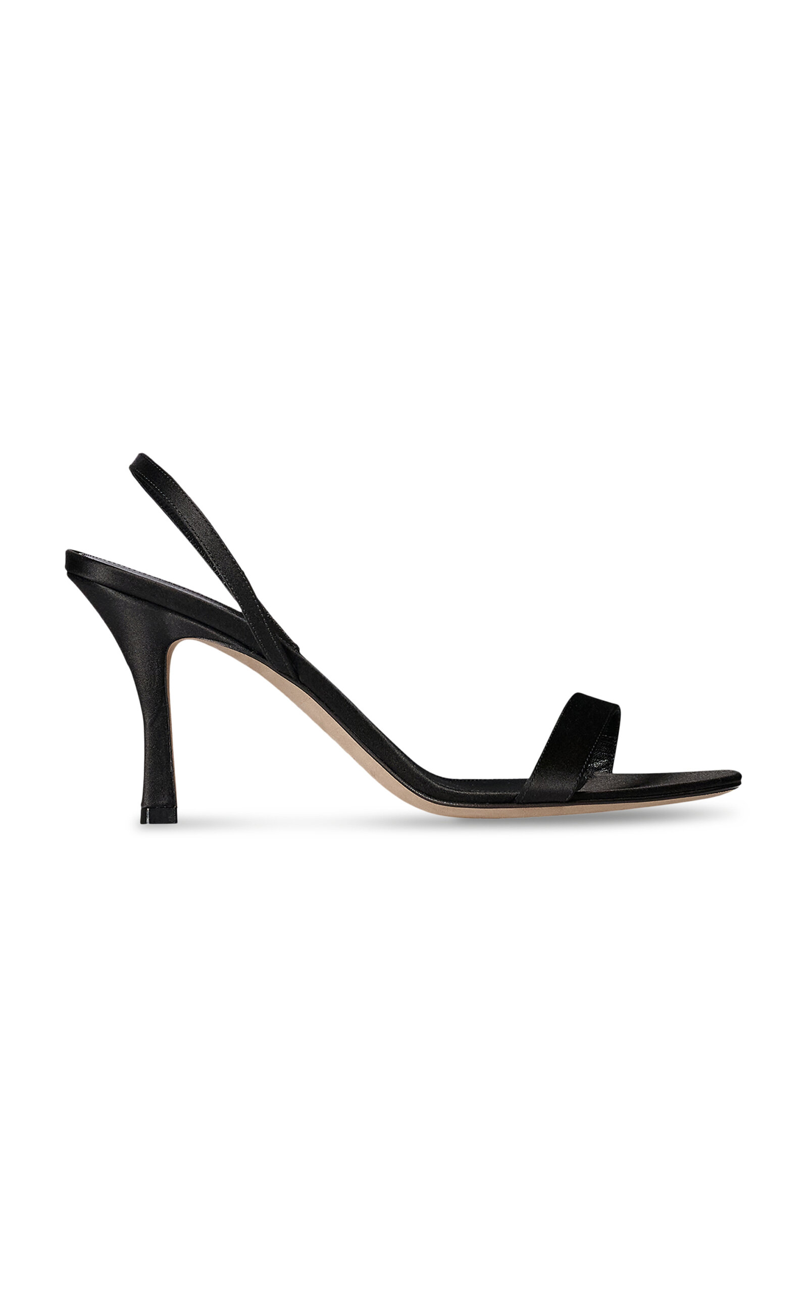 The Row Ella Satin Slingback Sandals - Moda Operandi