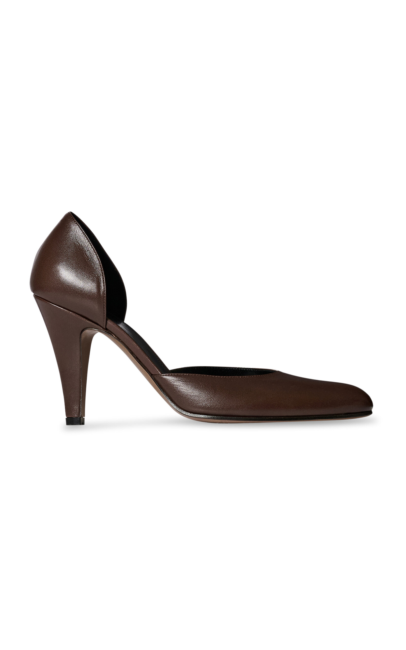 The Row Ornella D'Orsay Leather Pumps - Moda Operandi