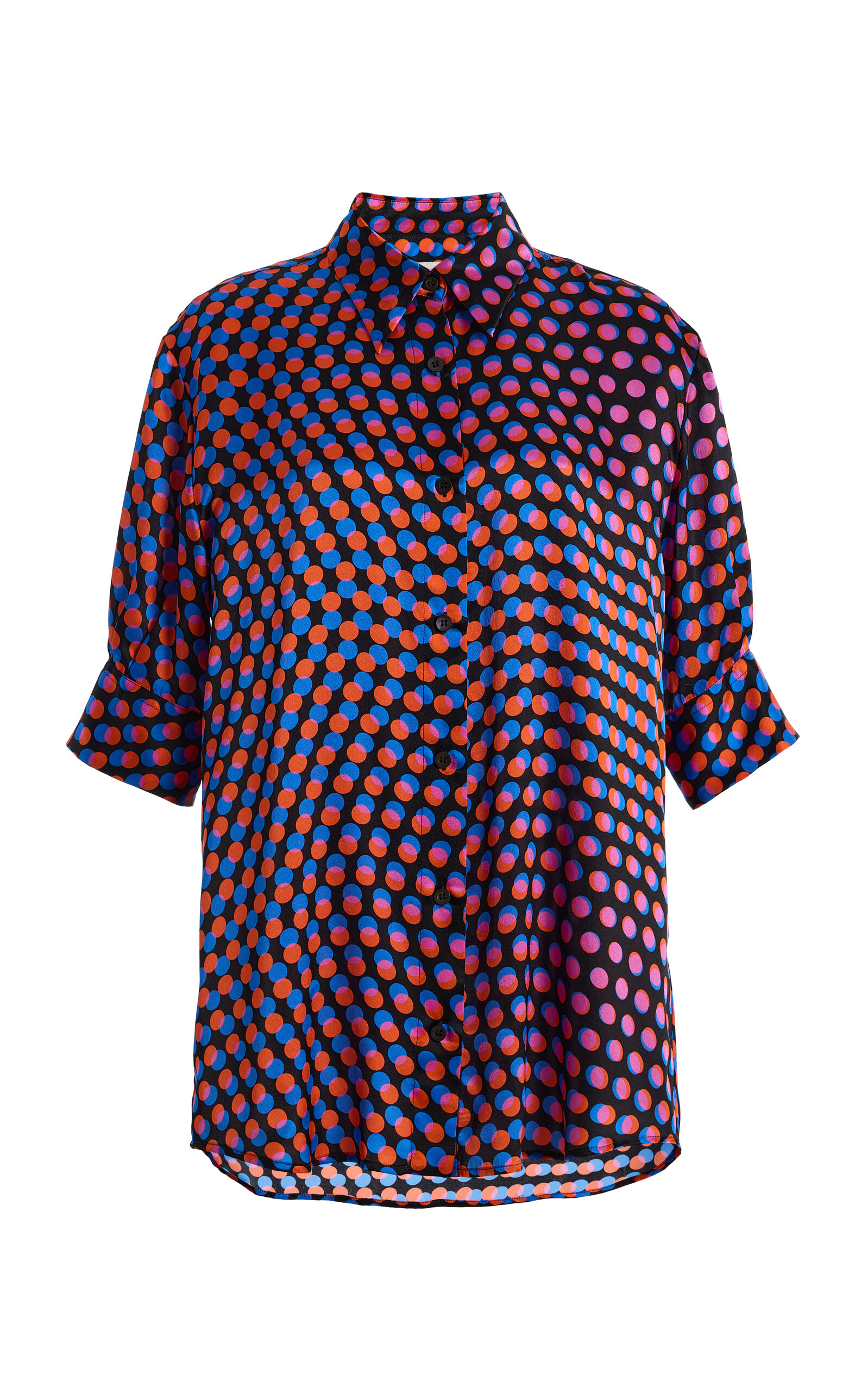 Dries Van Noten Printed Silk Shirt