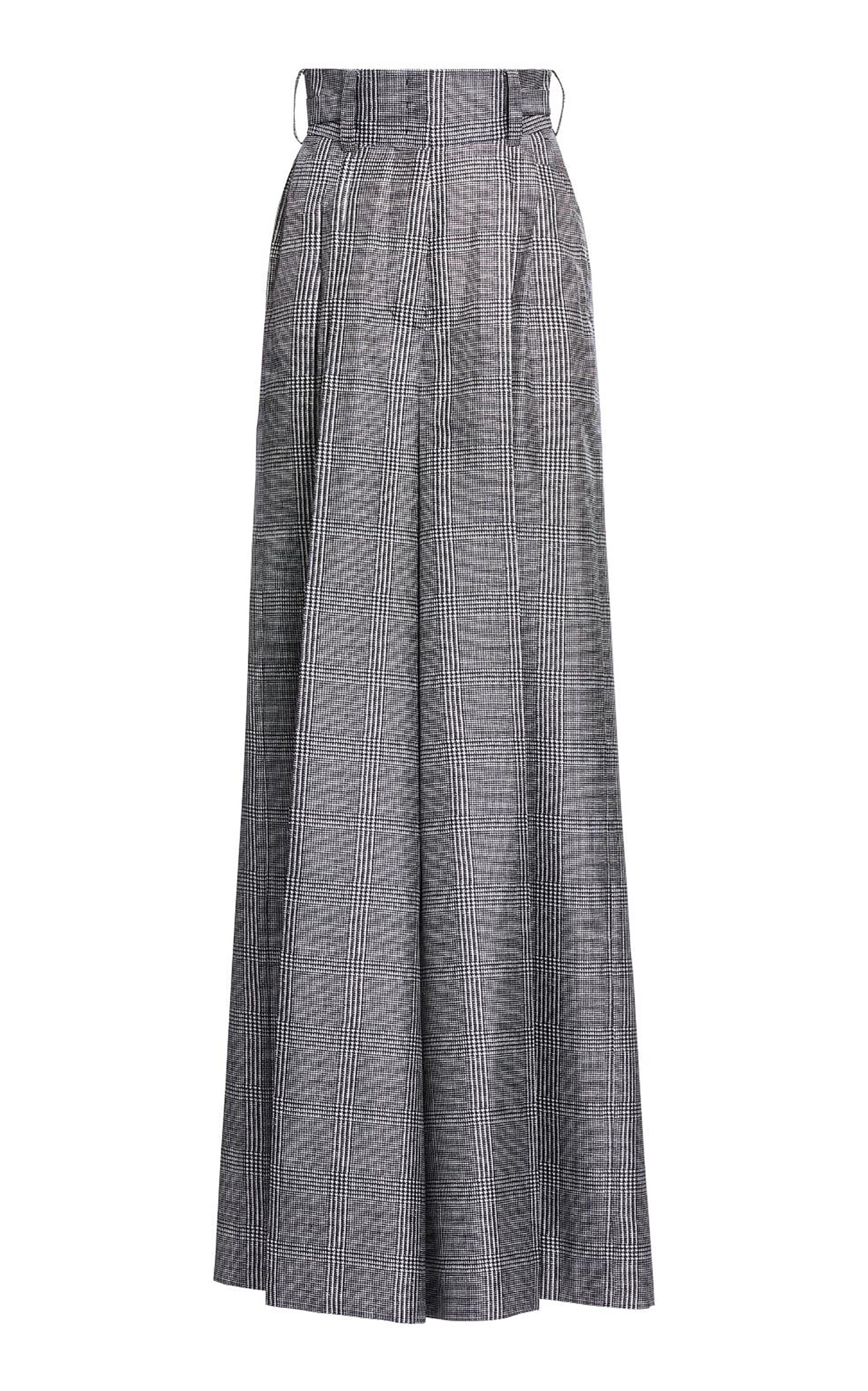 Elie Saab Printed Twill Pant - Grey